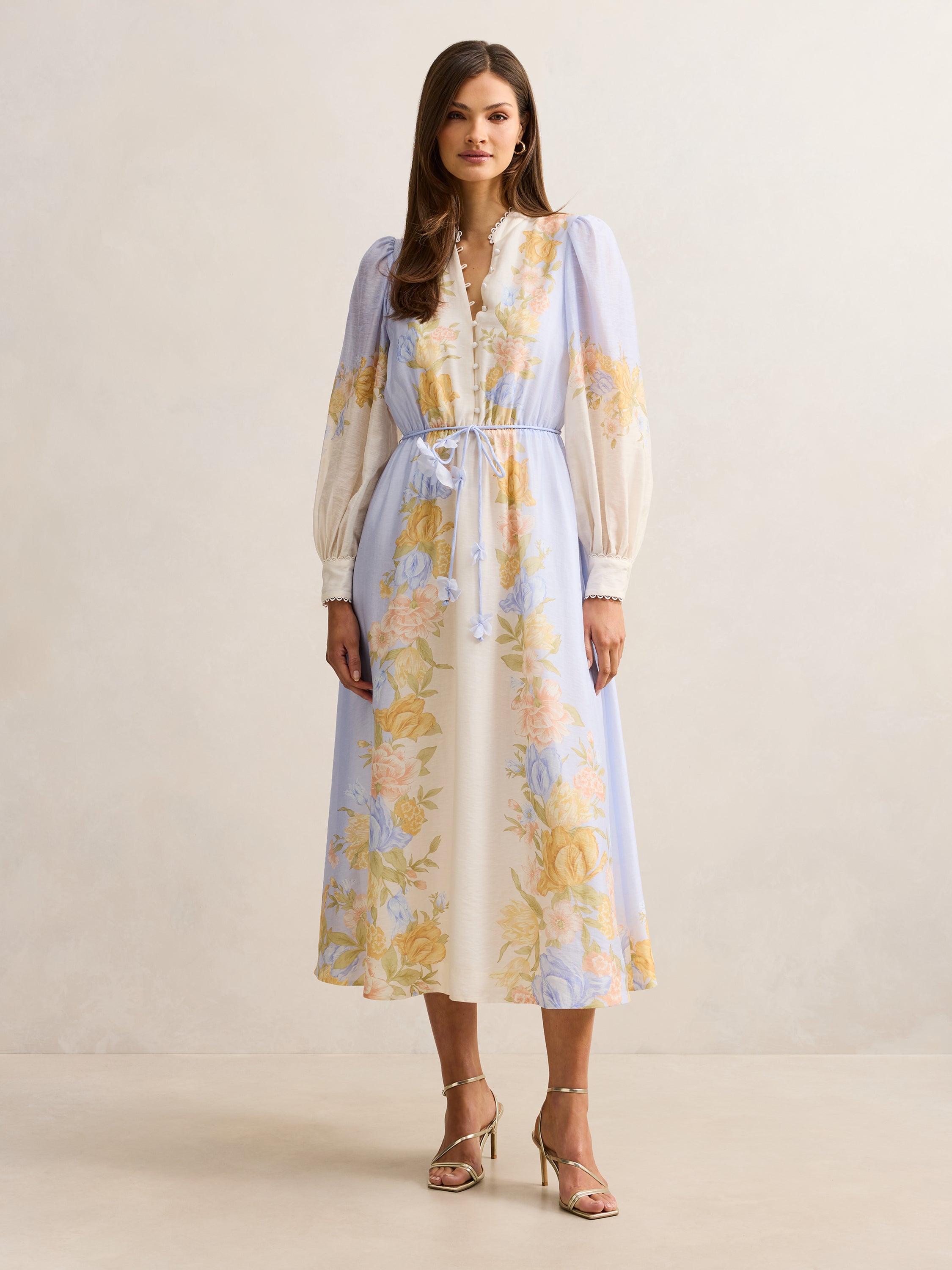 blue forever new dress Buy Christina Placement Print Midi - - Online Color:Nude/Silver Sexy Maxi Dress DRESSES