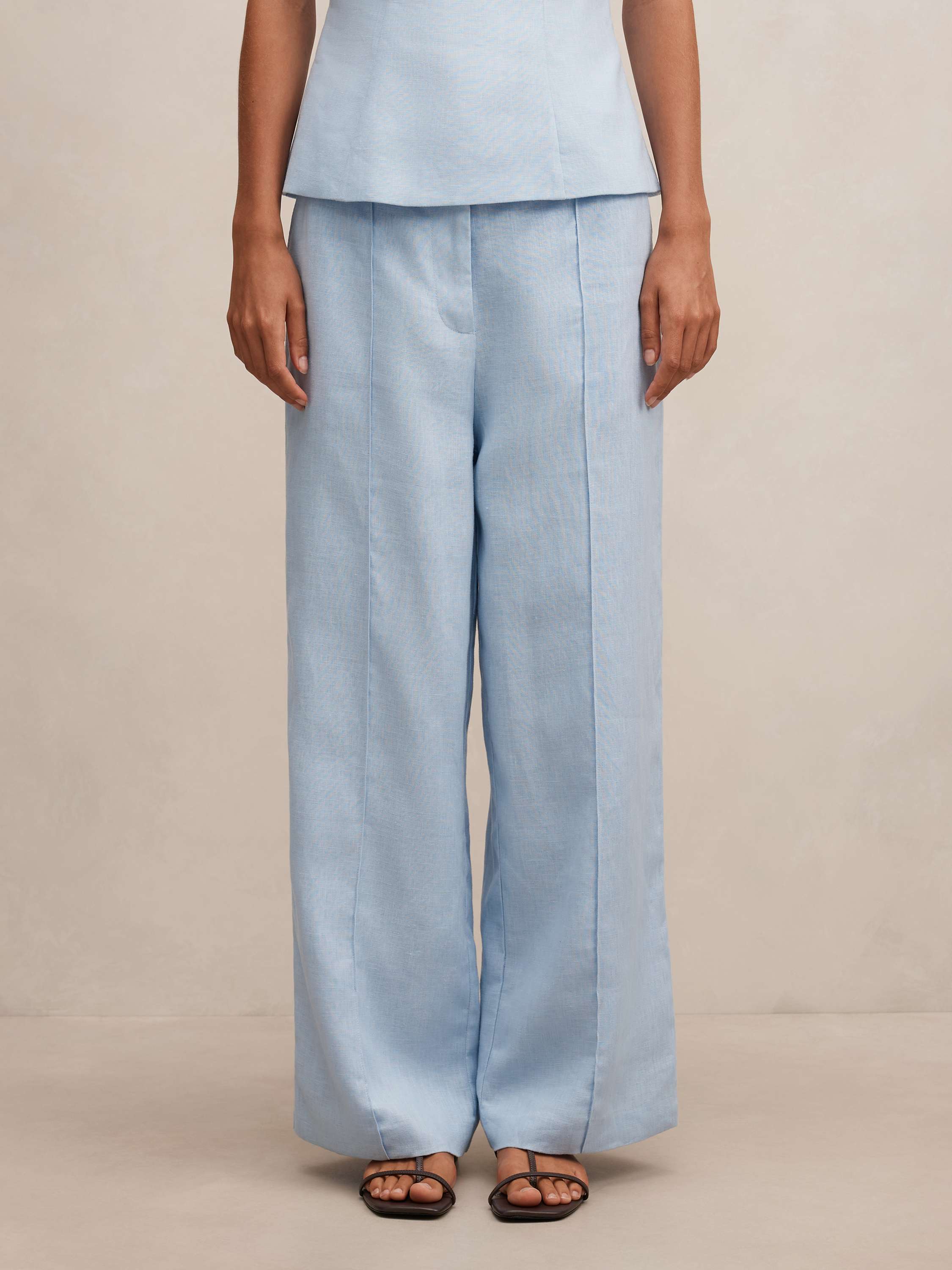 Posey Linen Wide Leg Pant
