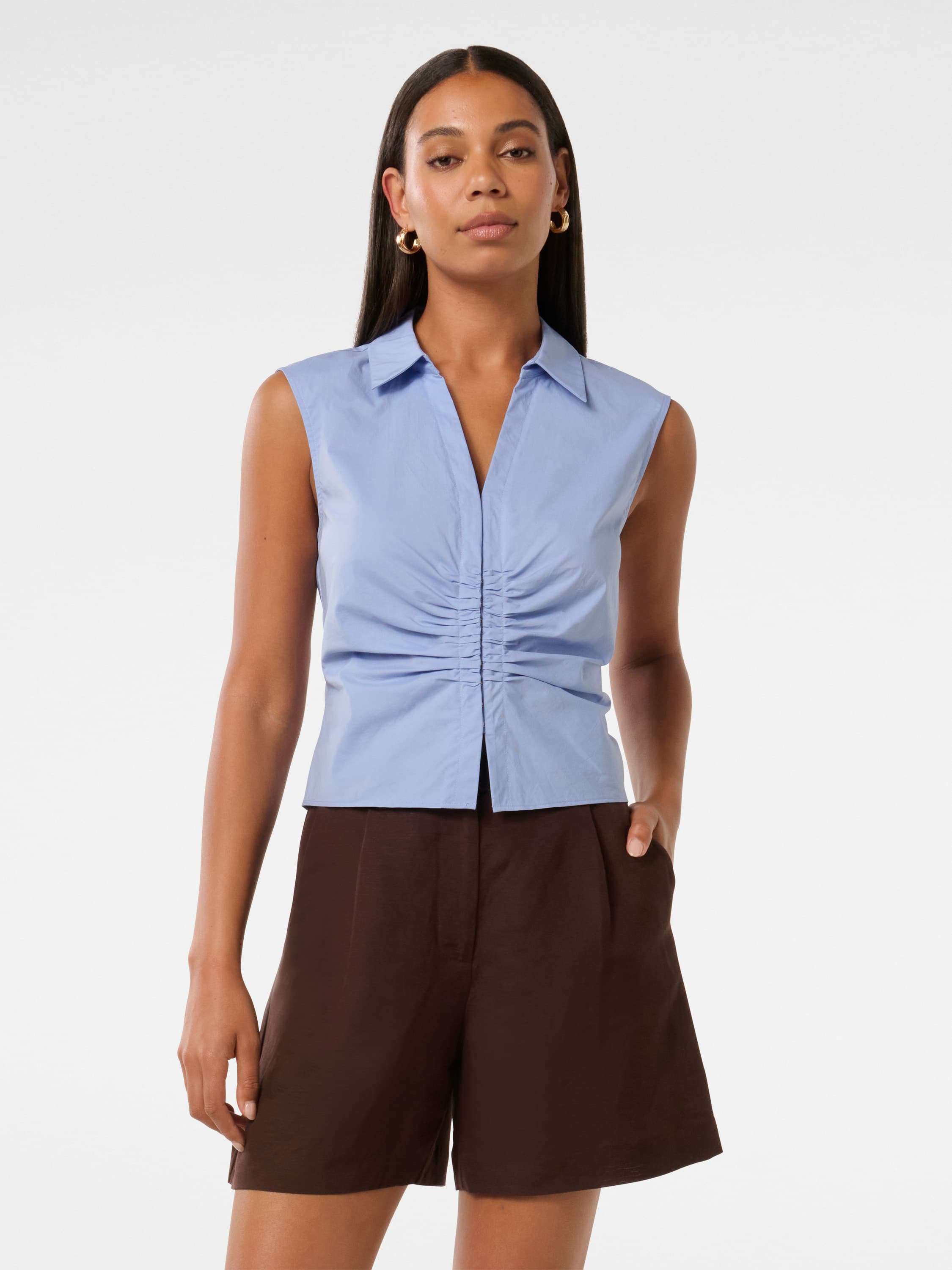 Stella Cotton Ruched Top