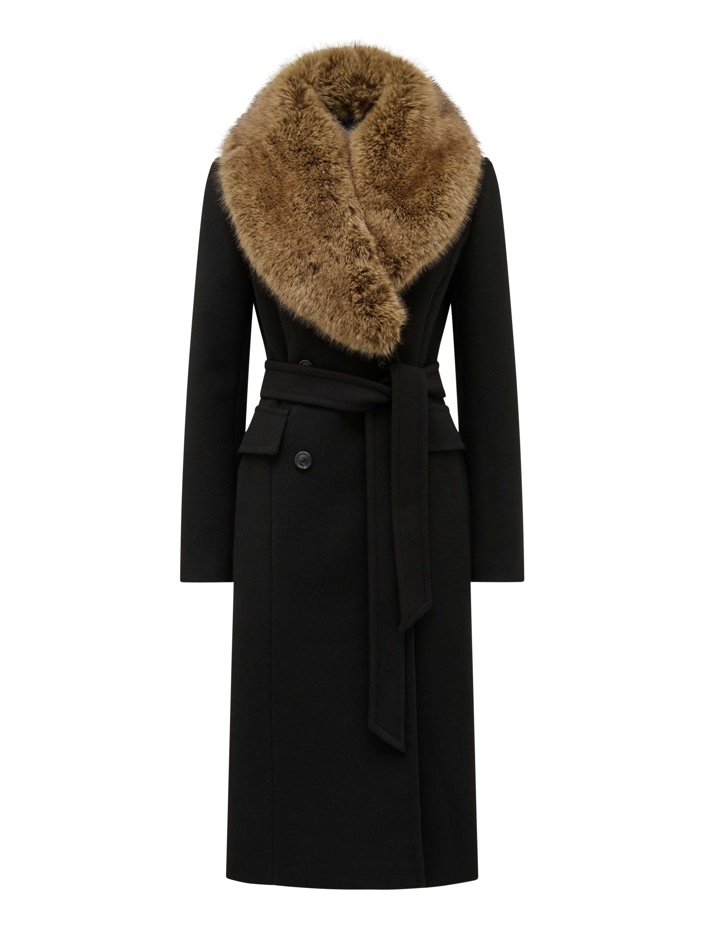 ジャケット・アウター FUR COLLAR CLASSICAL COAT Chelsea DB Fur Collar Coat