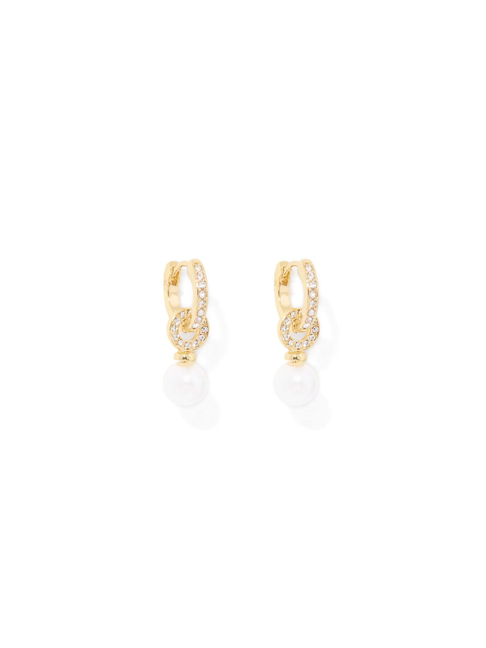 Grace Pearl Crystal Drop Earring