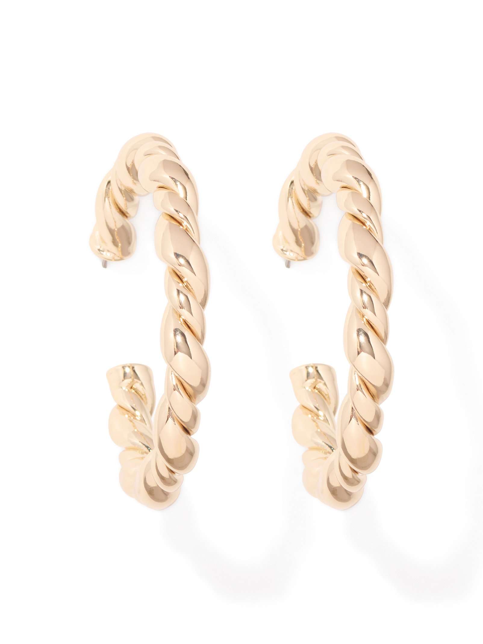 Abigale Twist Large Hoop Earring