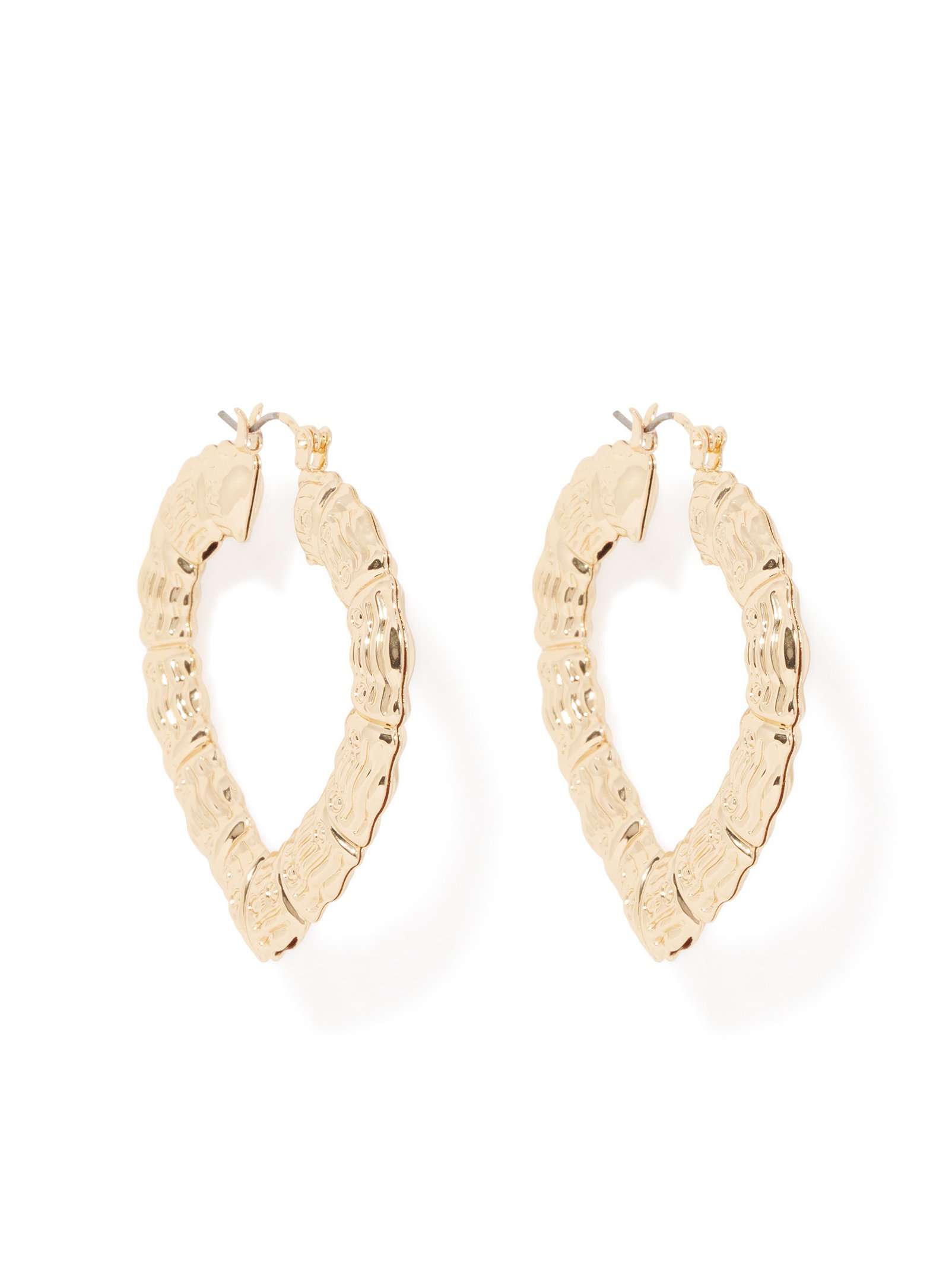 Haylee Heart Hoop Earring