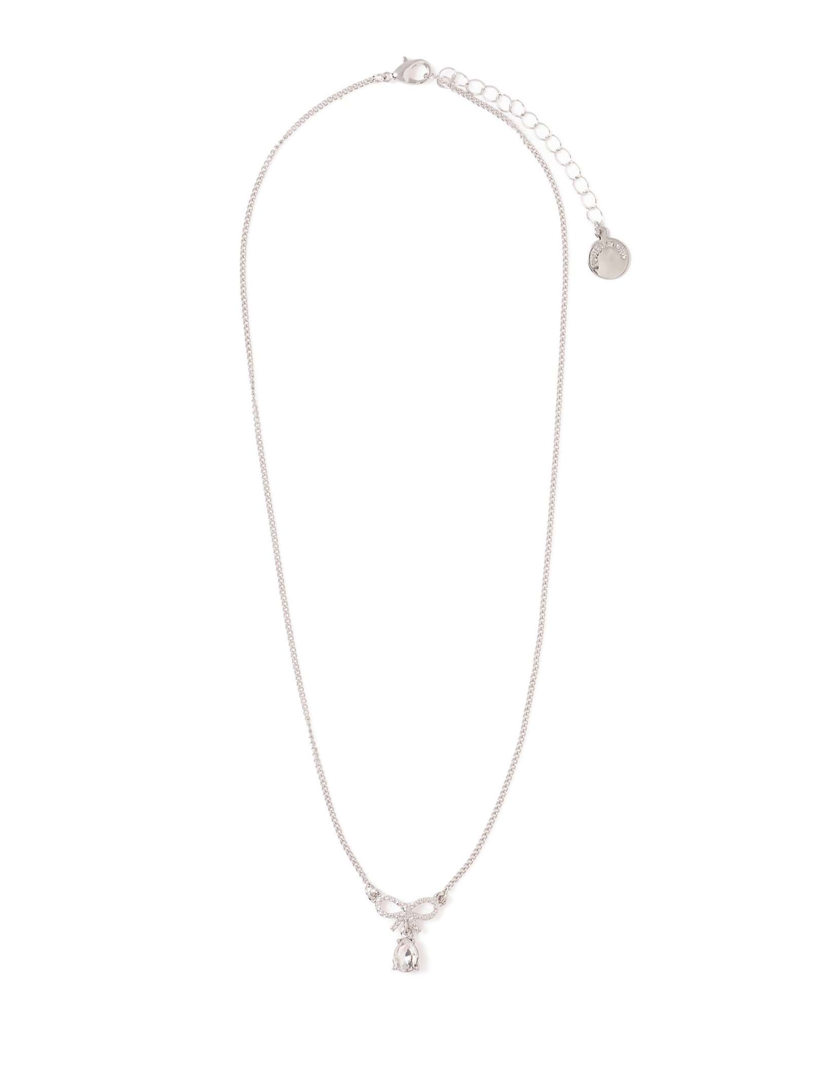 Camila Crystal Bow Necklace