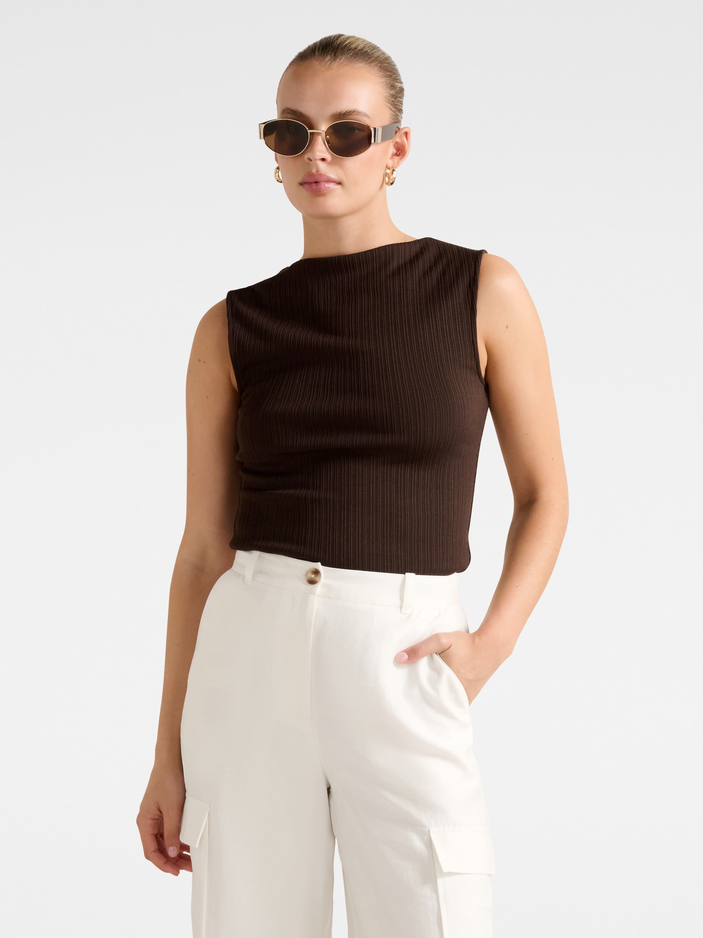 Frankie Boat Neck Tank