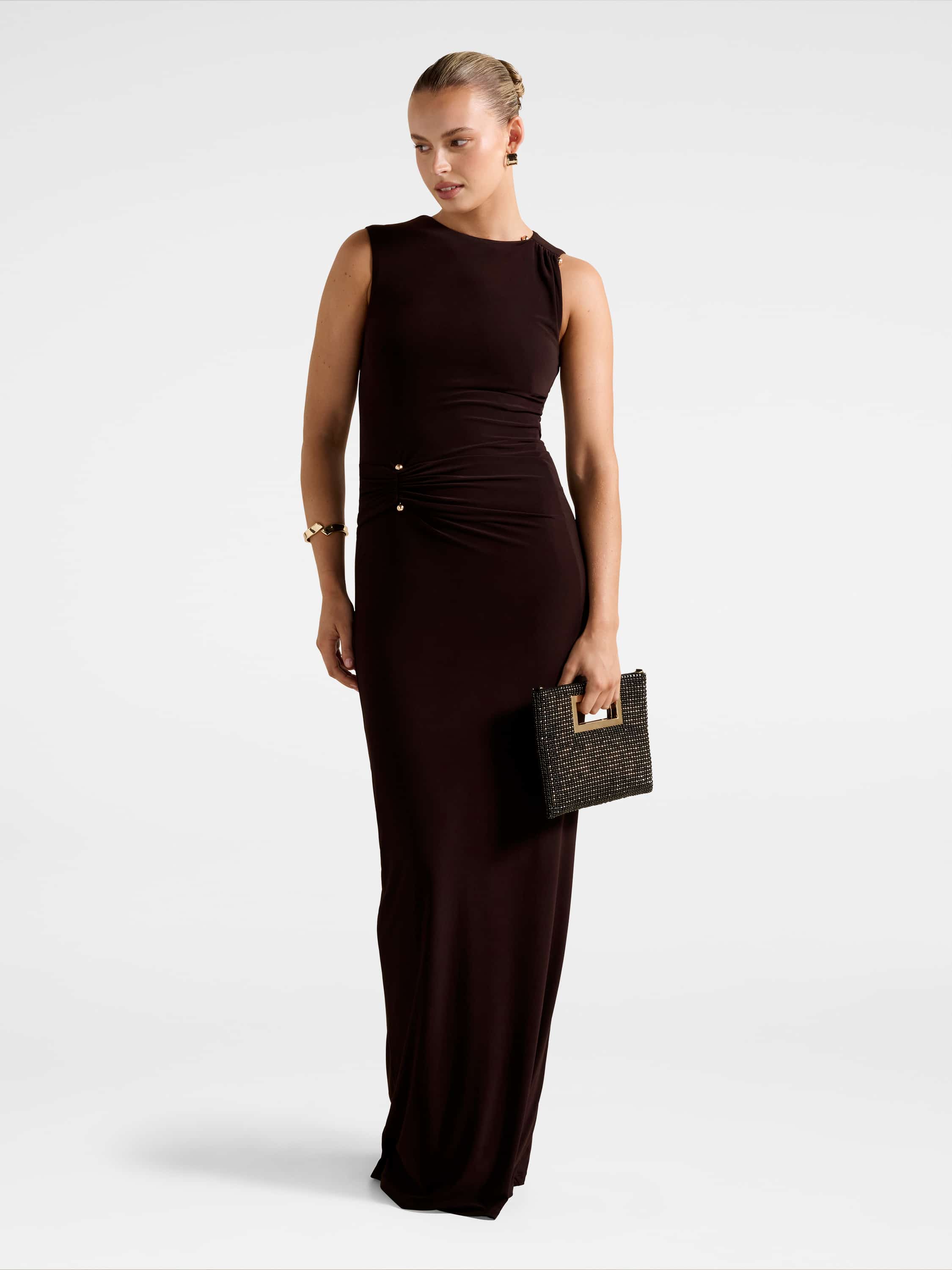 Jess Hardware Bodycon Maxi Dress