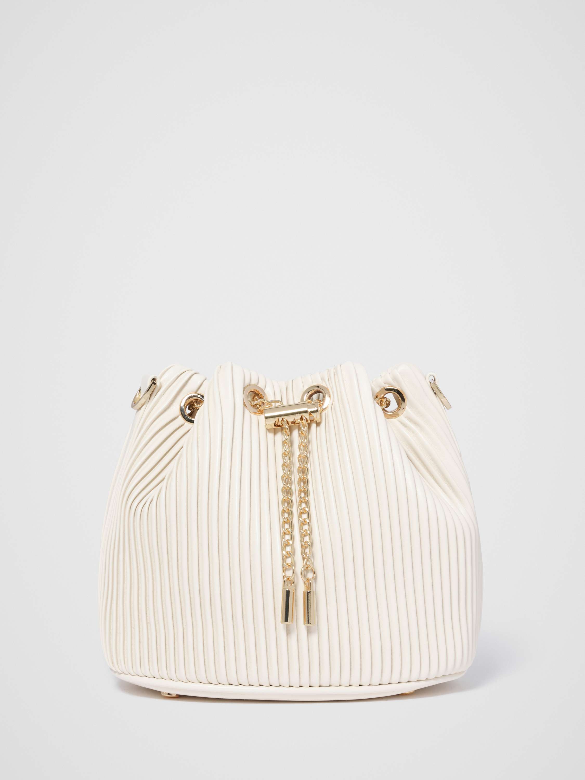 Dahlia Drawstring Pleat Bucket Bag