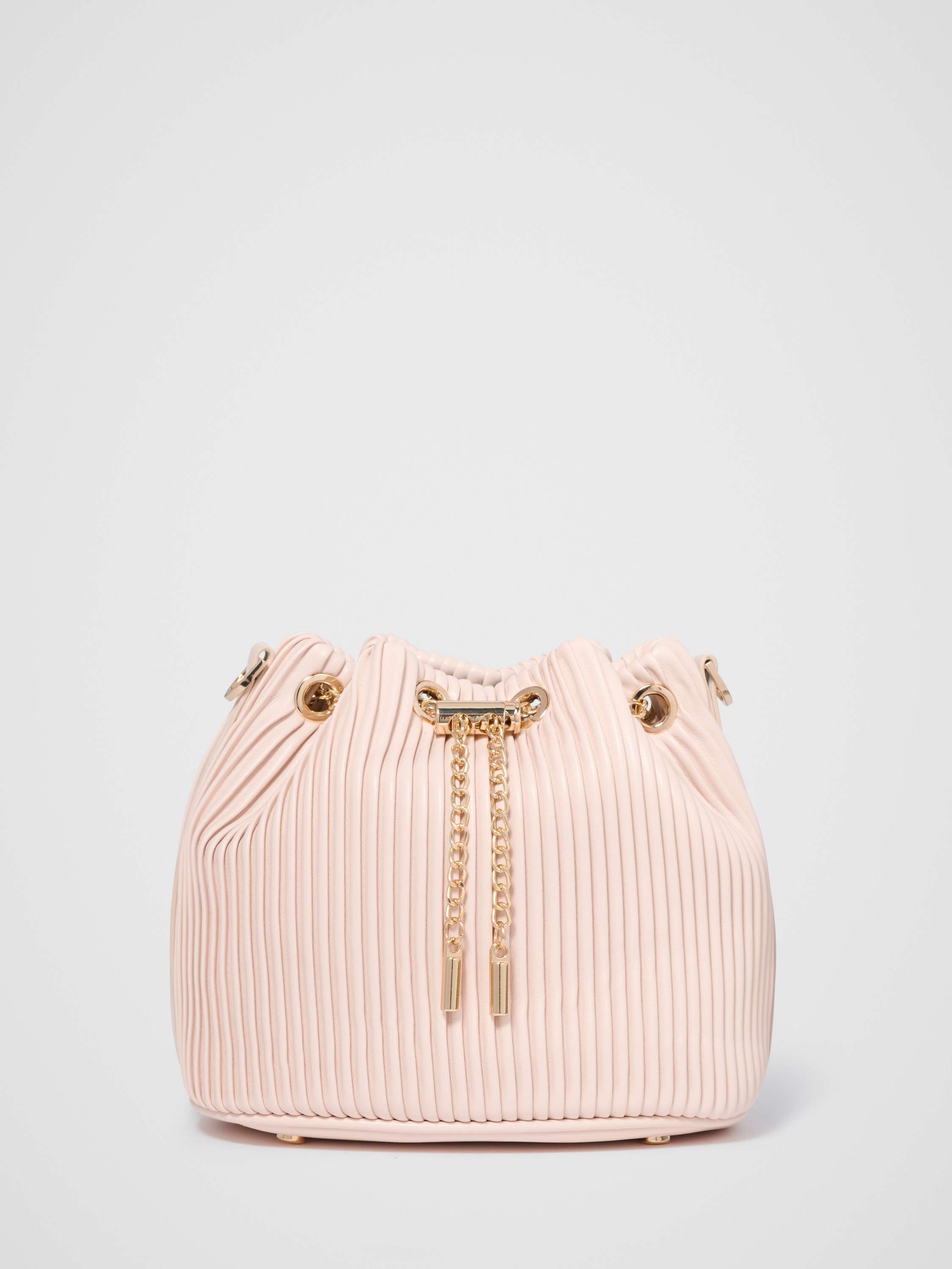 Dahlia Drawstring Pleat Bucket Bag