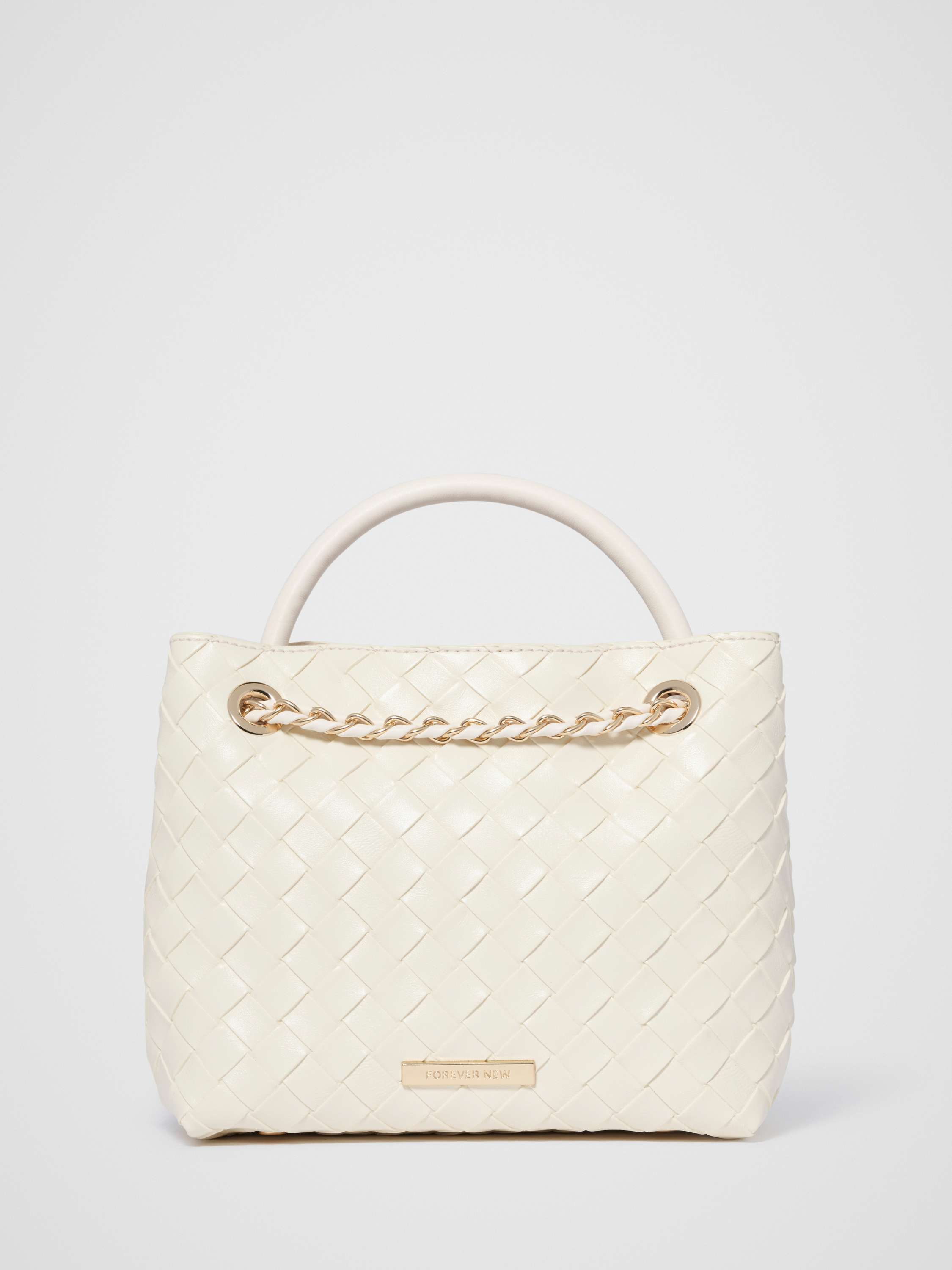 Lillian Weave Small Tote