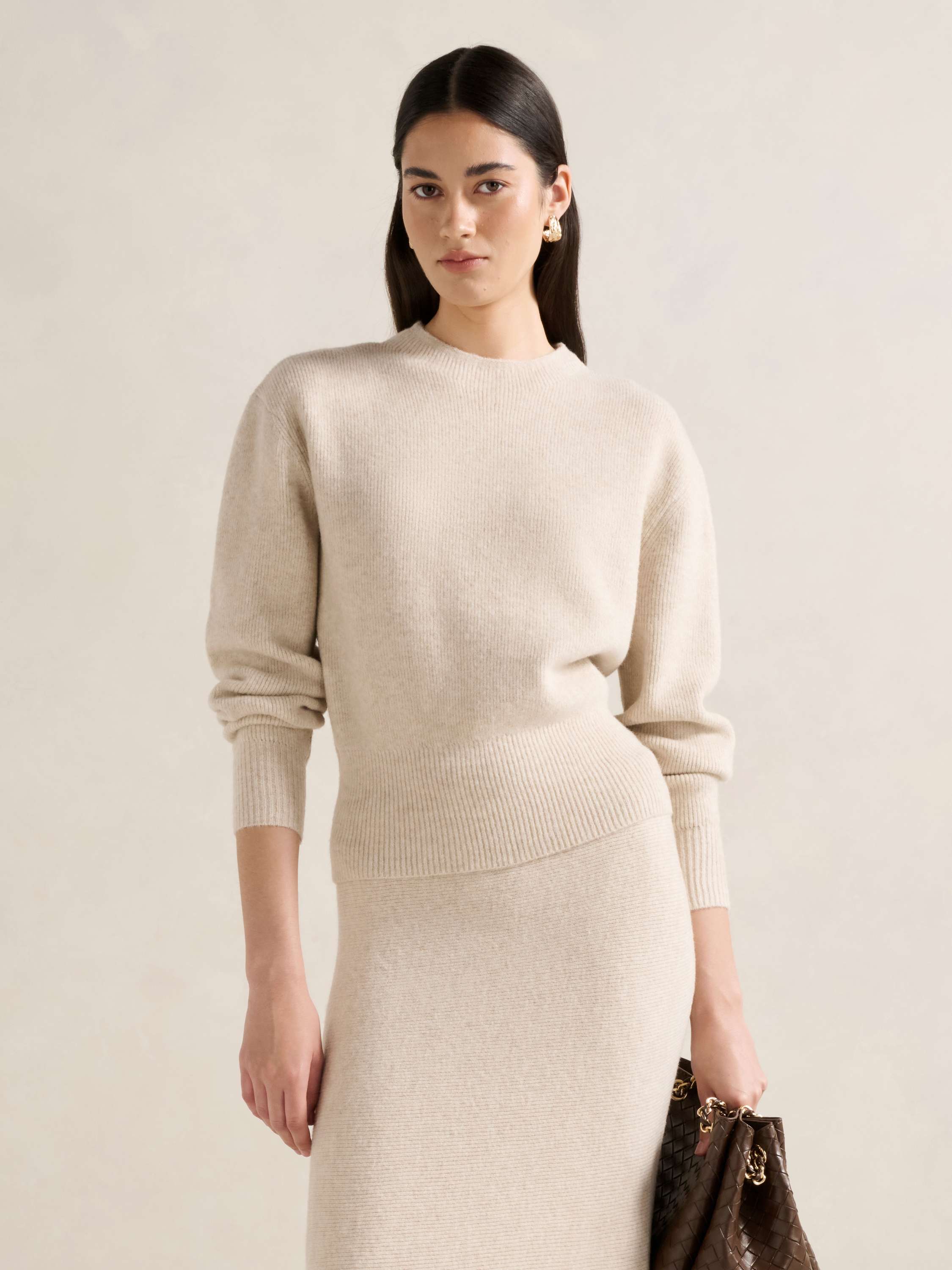 Cora Cinched Hem Knit Sweater