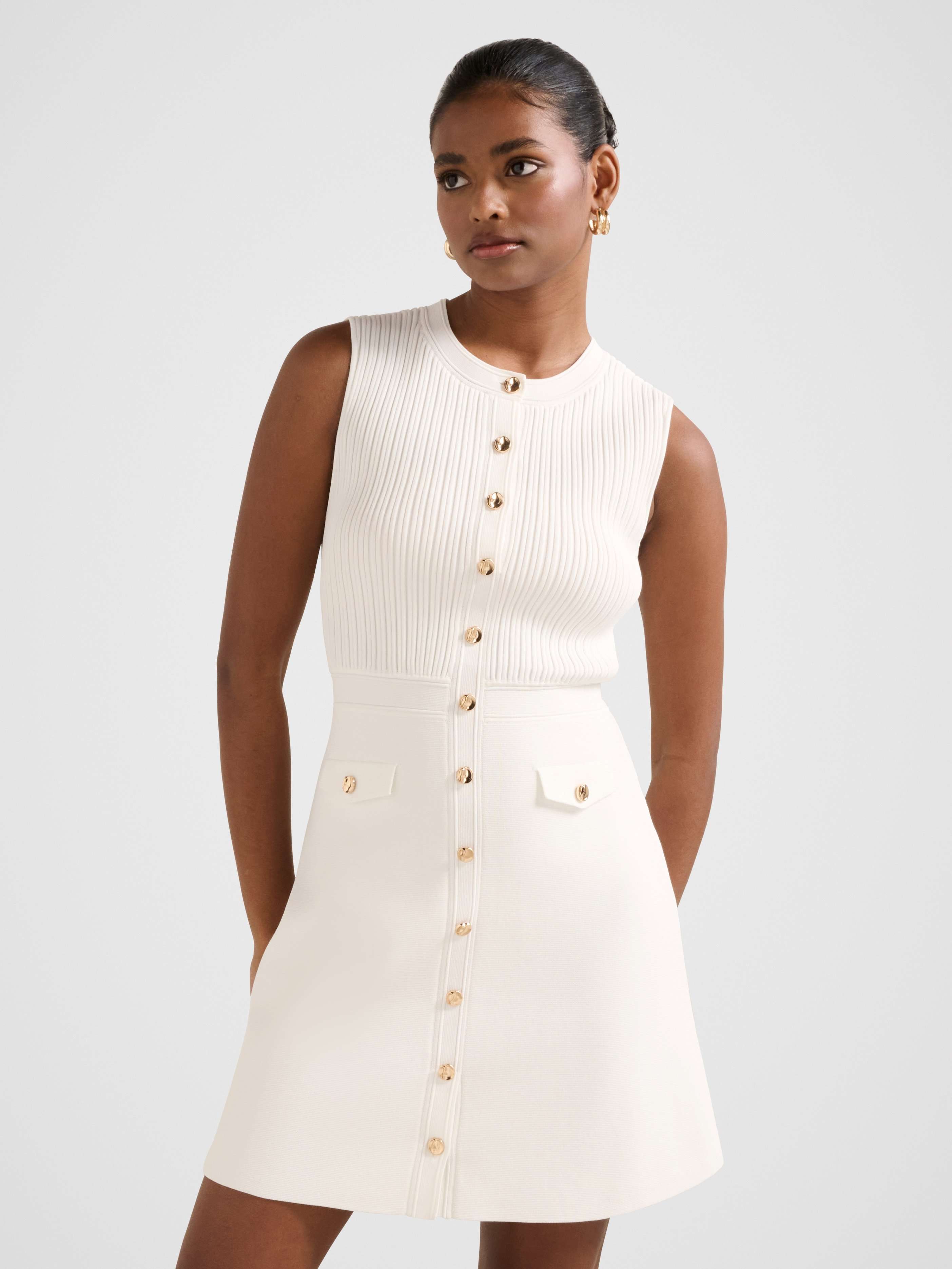 ぽちこ ANDMARY Rebecca mini dress ANDMARY】Rebecca mini dress