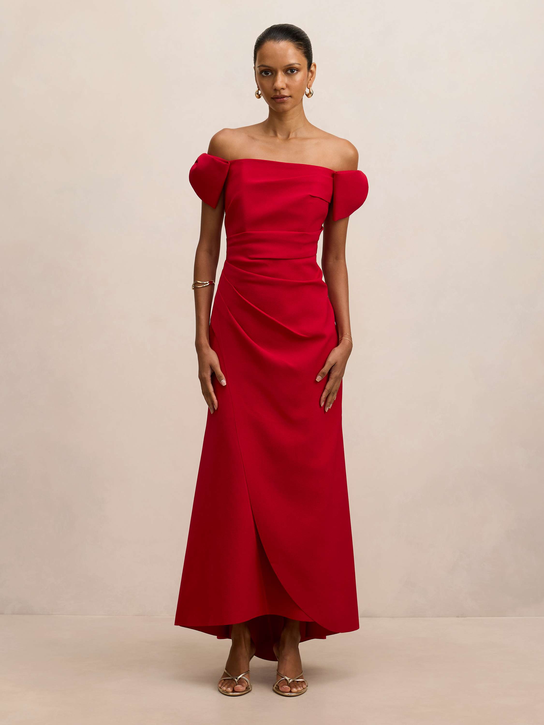 Kalee Petite Bow Maxi Dress