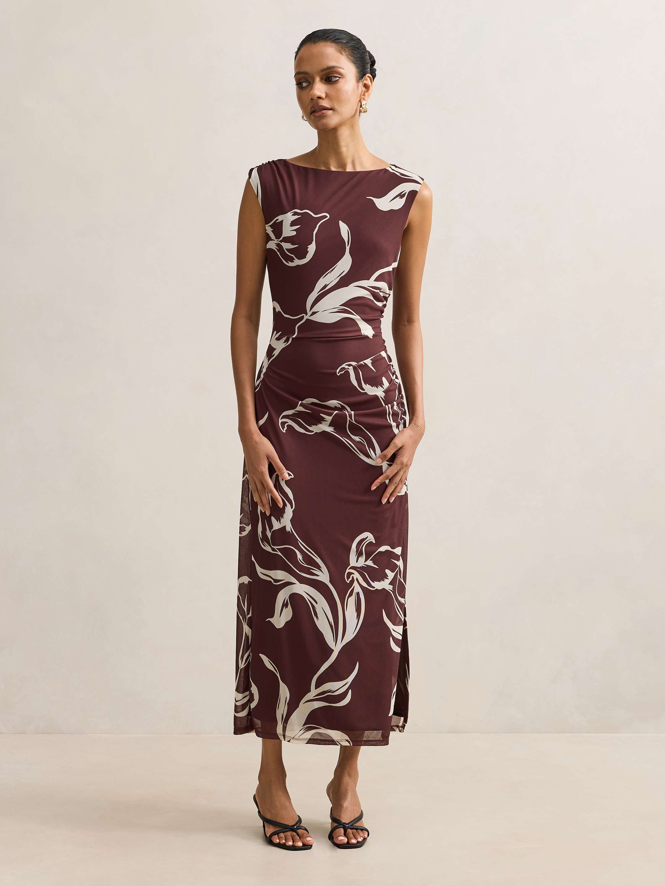 Ally Petite Jersey Midi Dress