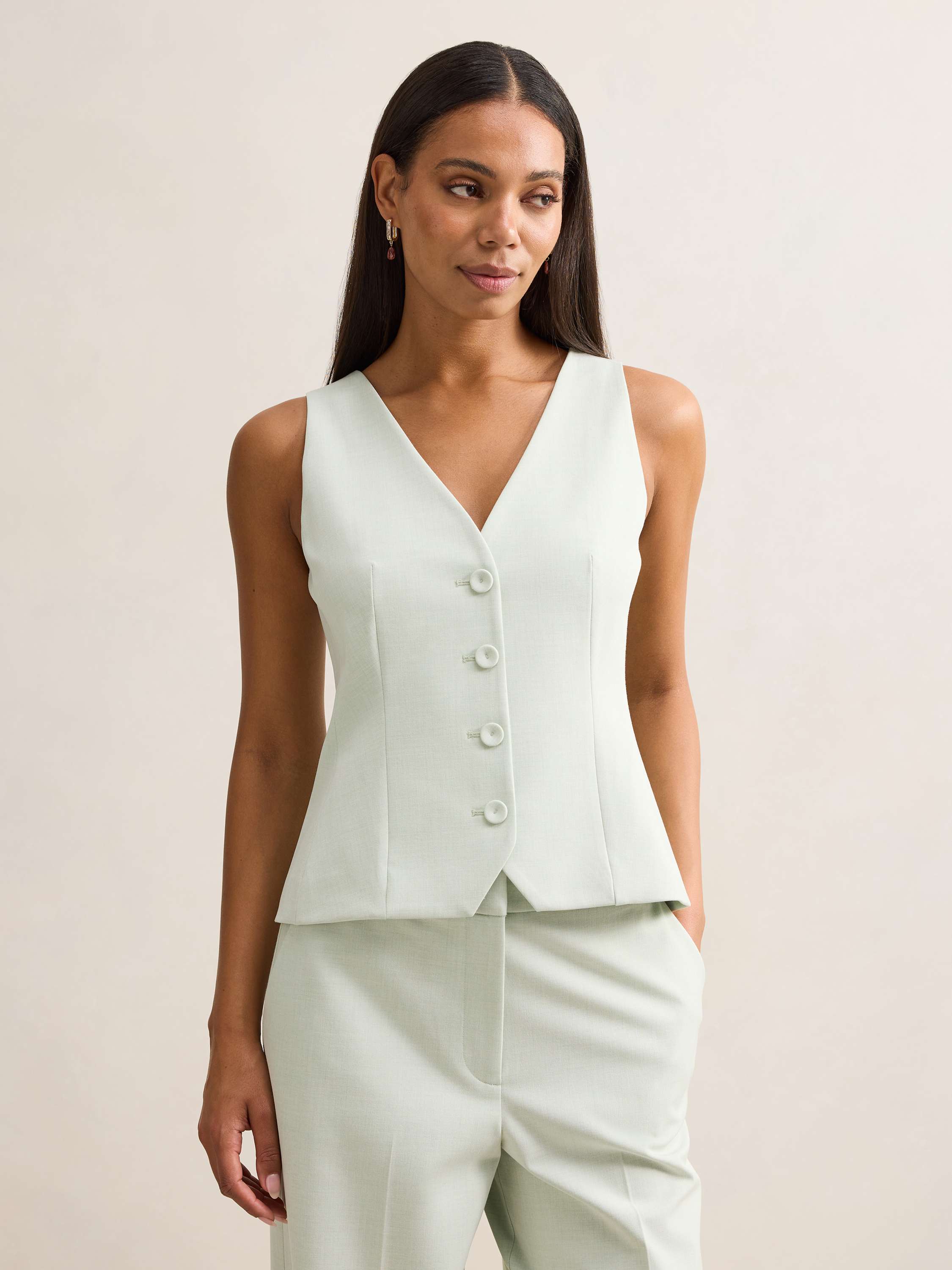 Veda V Neck Waistcoat