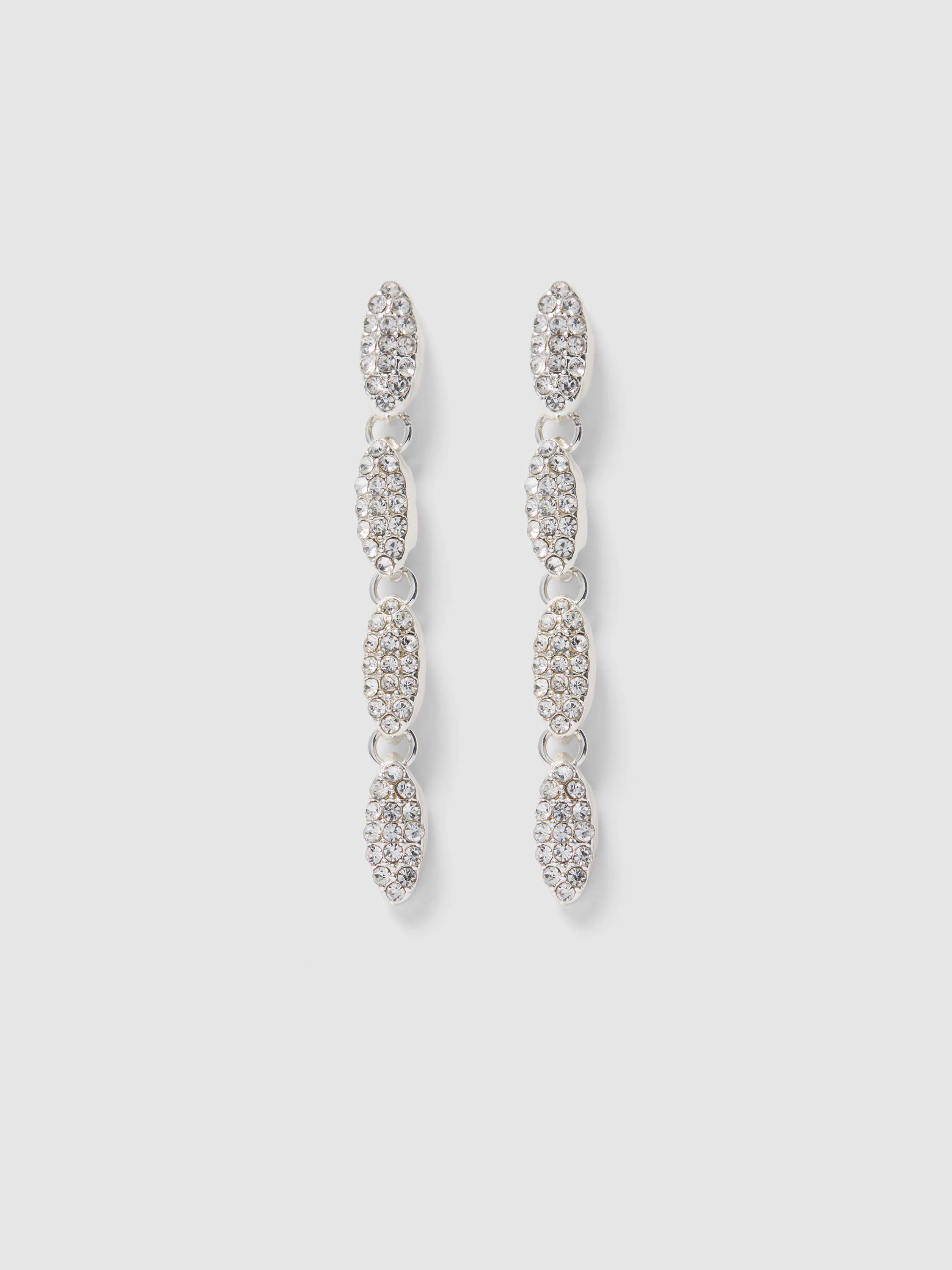 Polly Pave Drop Earring