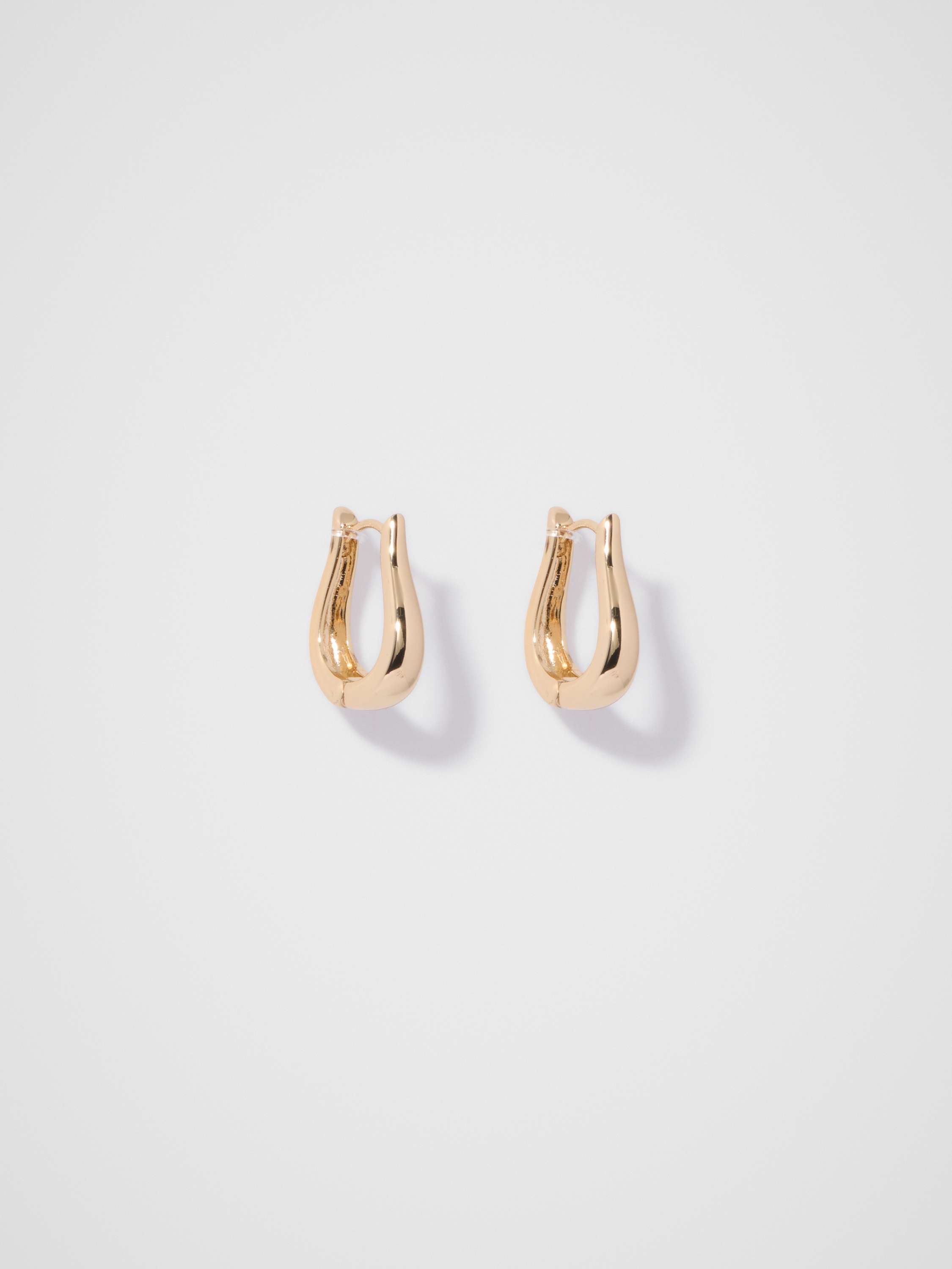 Diane Hinge Gold Plated Hoop Earring