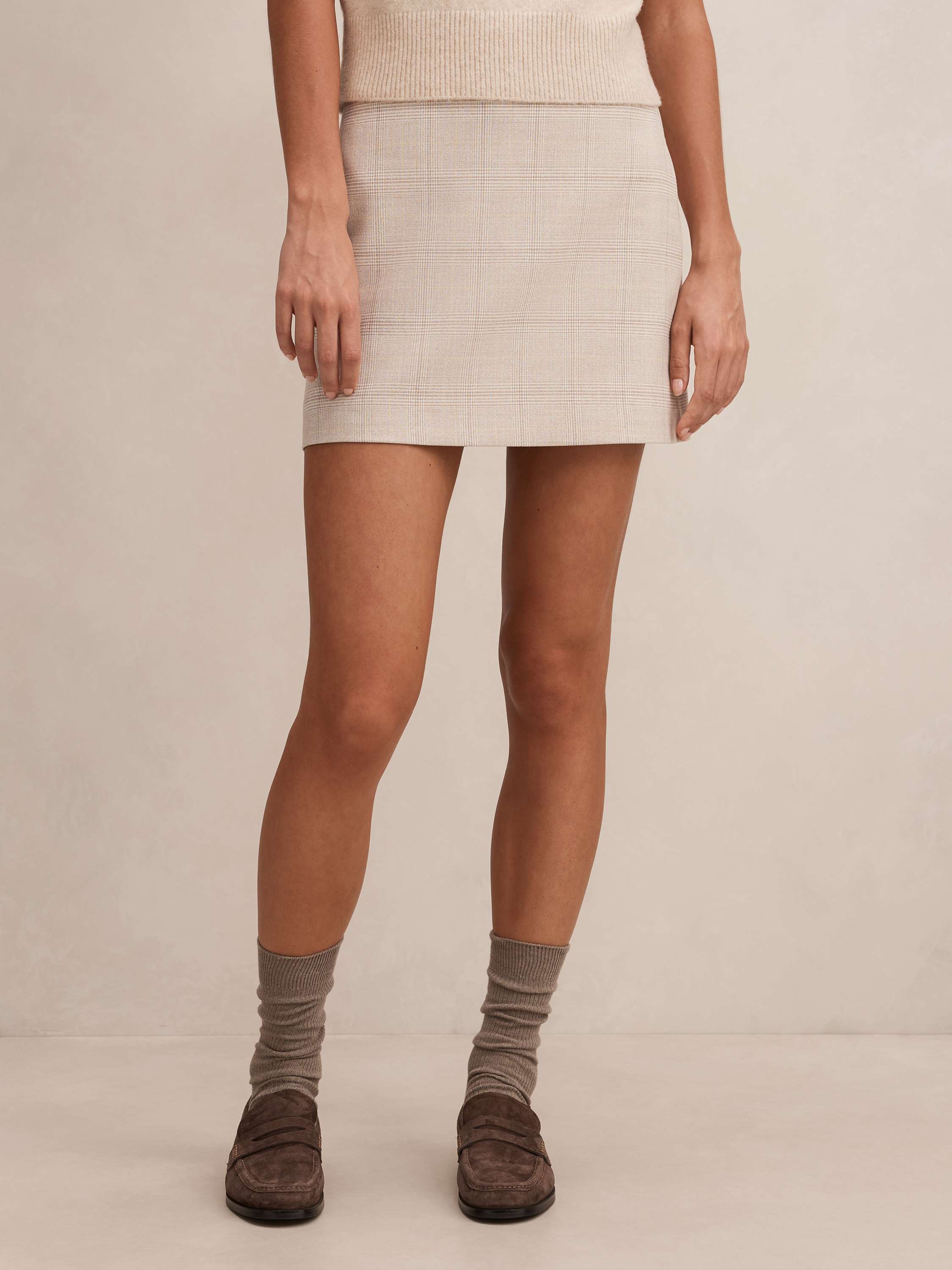 Addison Vegan Leather Mini Skirt
