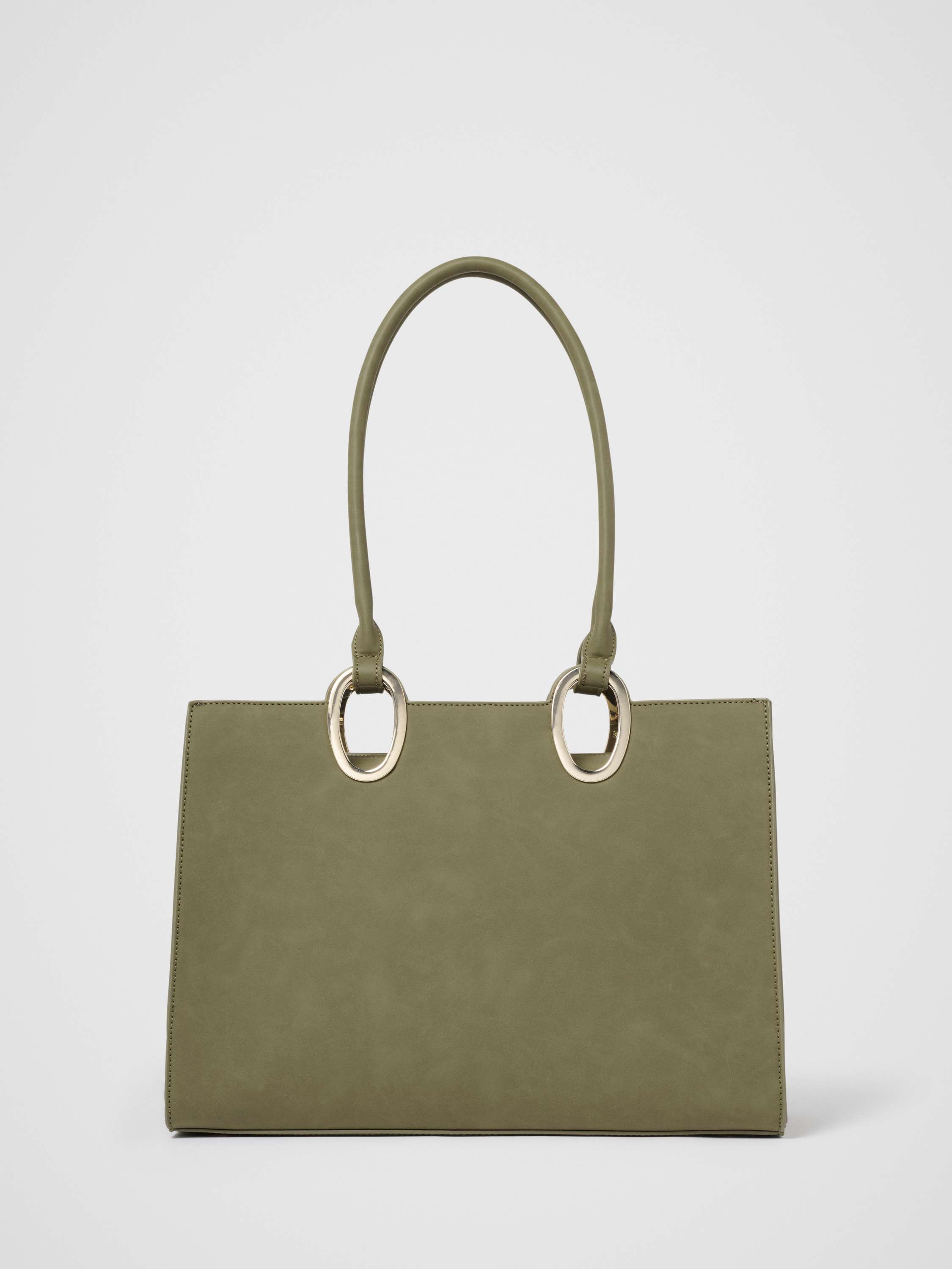 Sammi Oval Hardware Shoulder Tote