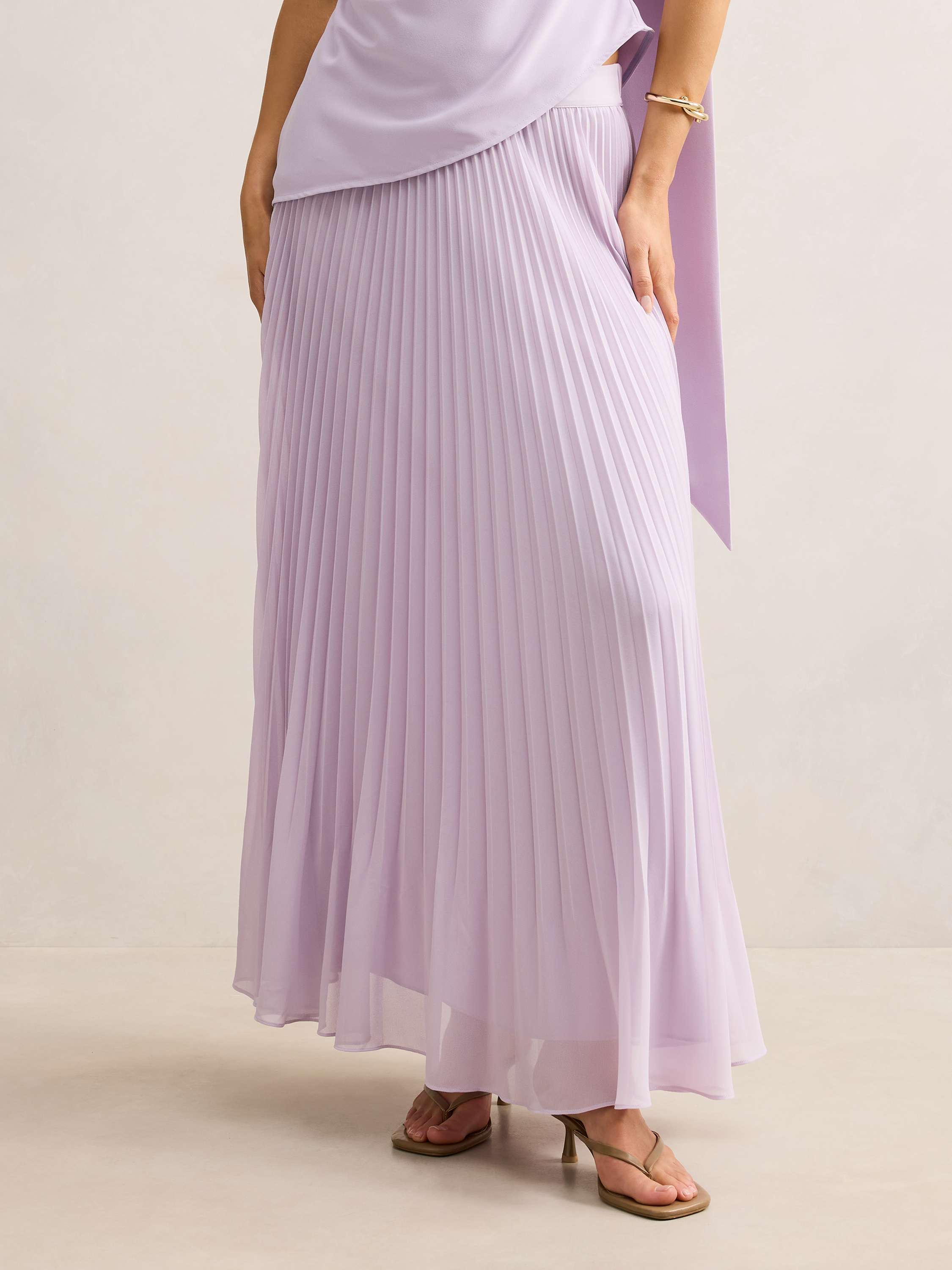 Suki Pleated Maxi Skirt