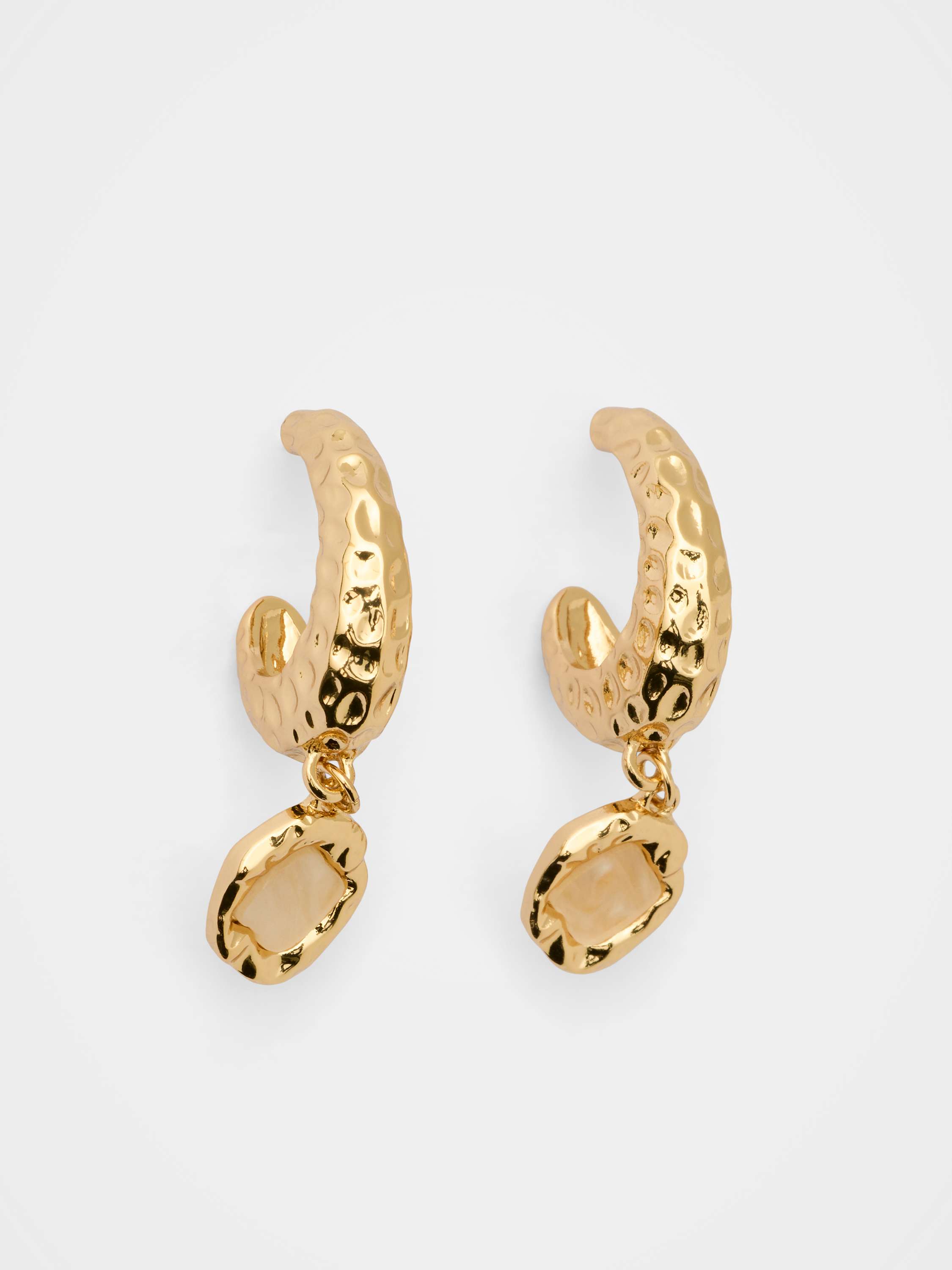 Signature Ava Organic Hoop Drop Earring