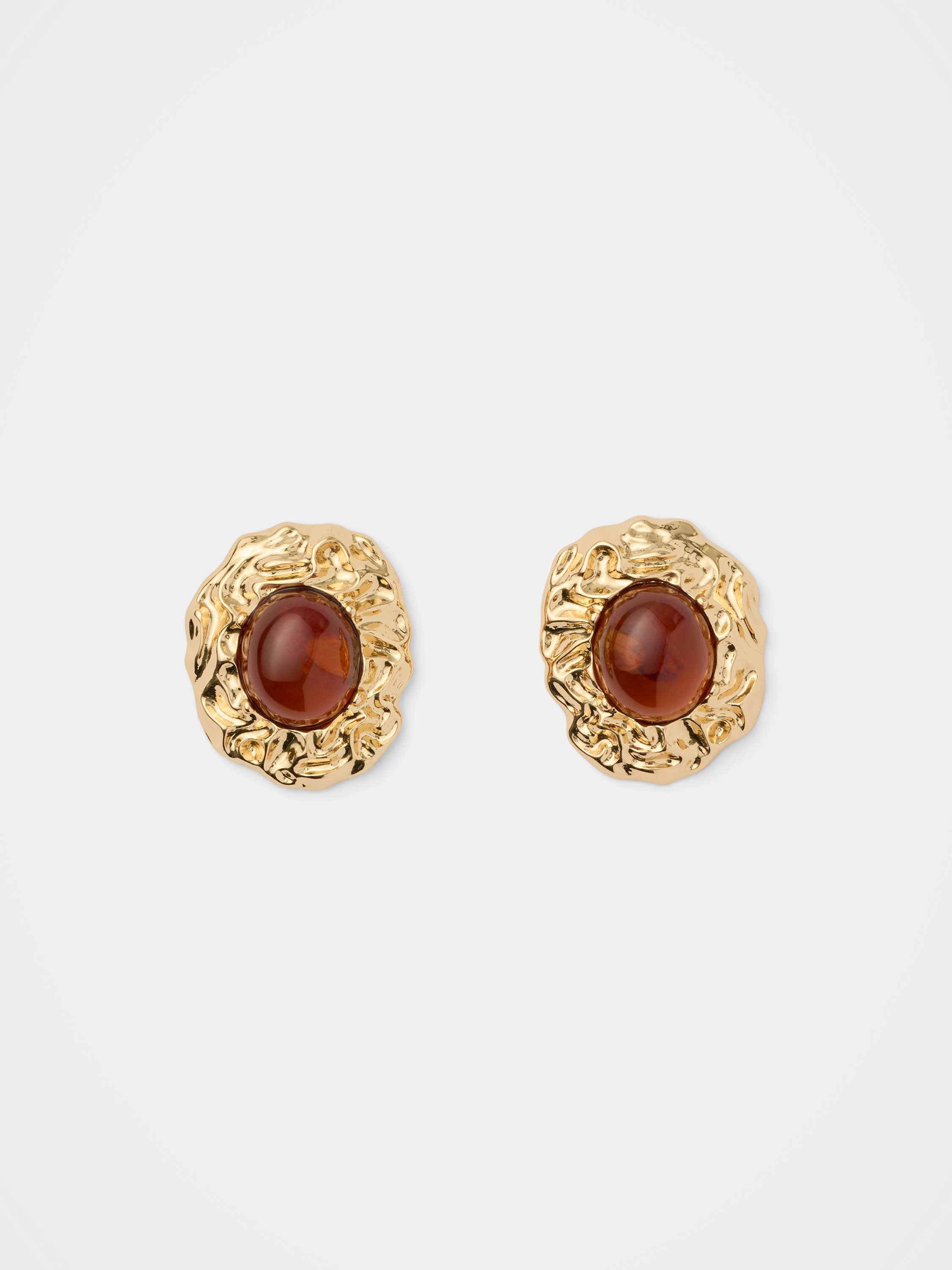 Signature Rebecca Molten Stone Stud