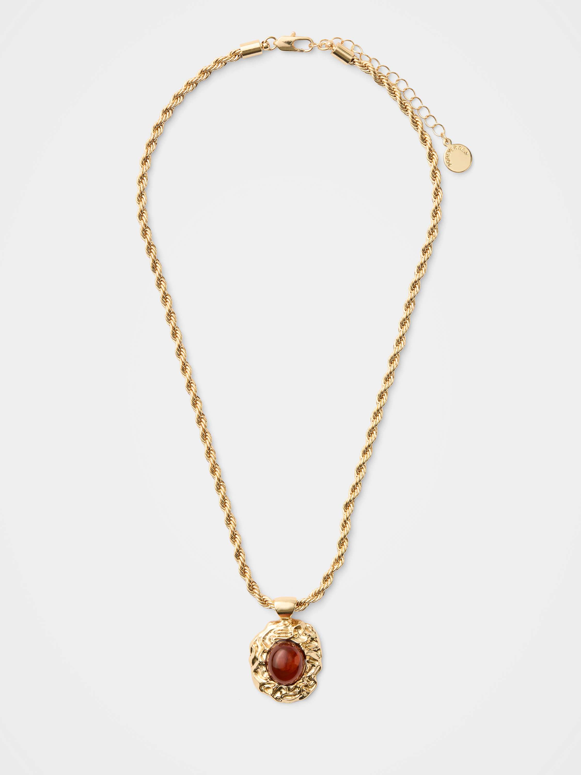 Signature Rebecca Molten Stone Pendant Necklace