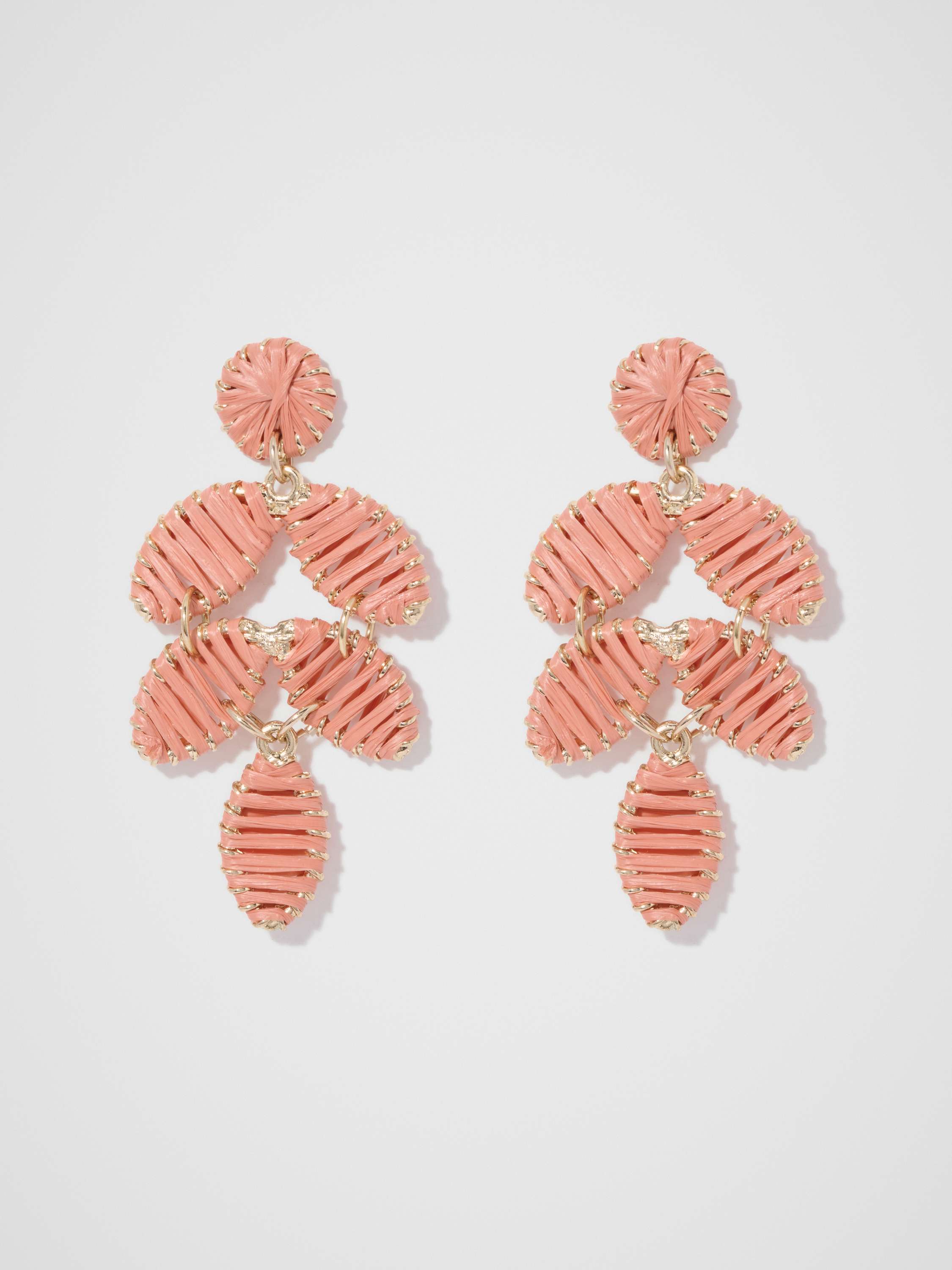 Abigail Long Petal Weave Earring