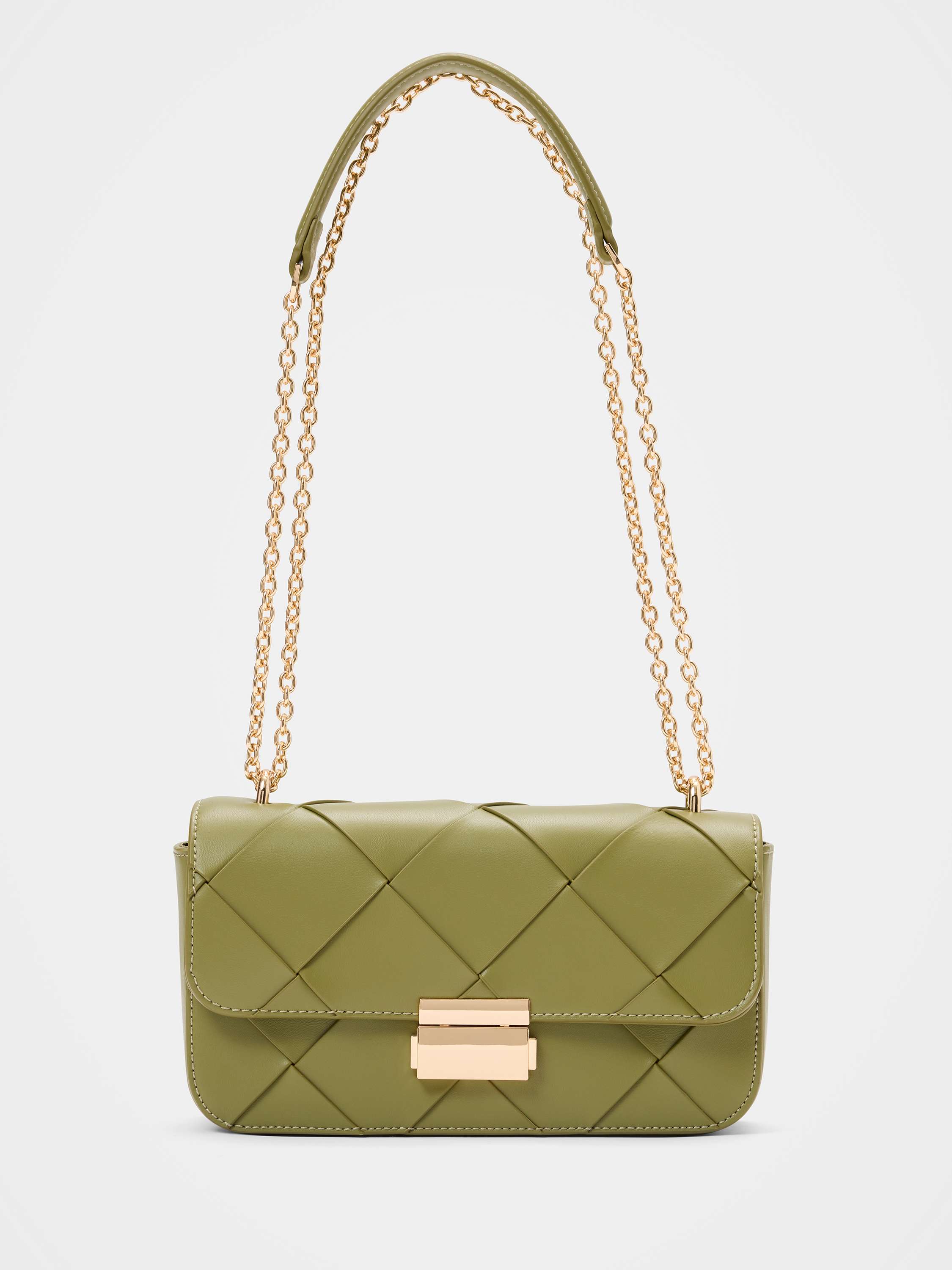 Lulu Lattice Chain Bag