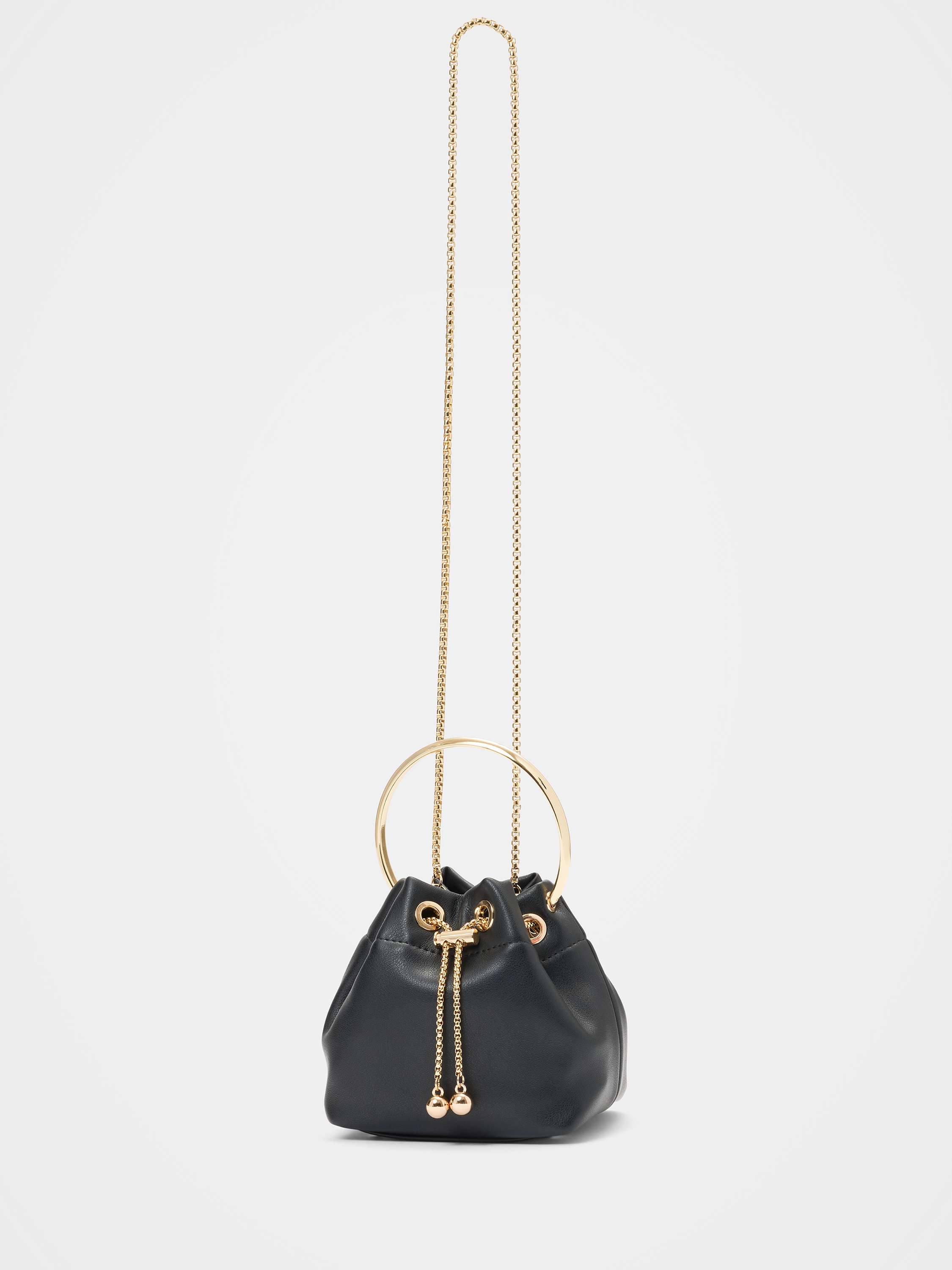 Buy Havana Metal Handle Clutch - Black - Online | Forever New