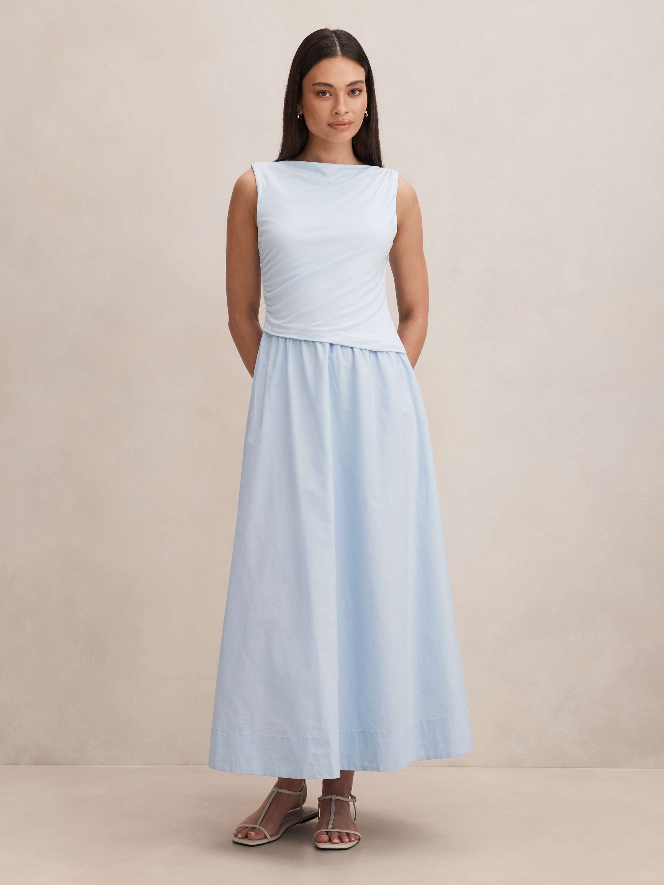 Felicity Asym 2 in 1 Midi Dress