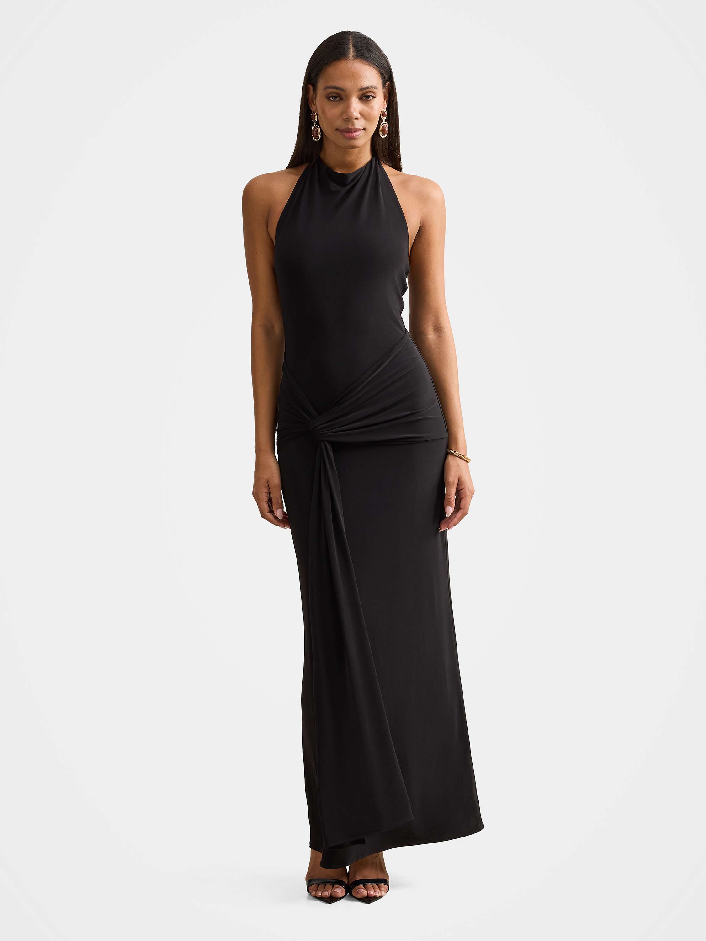 Abby Halter Jersey Maxi Dress