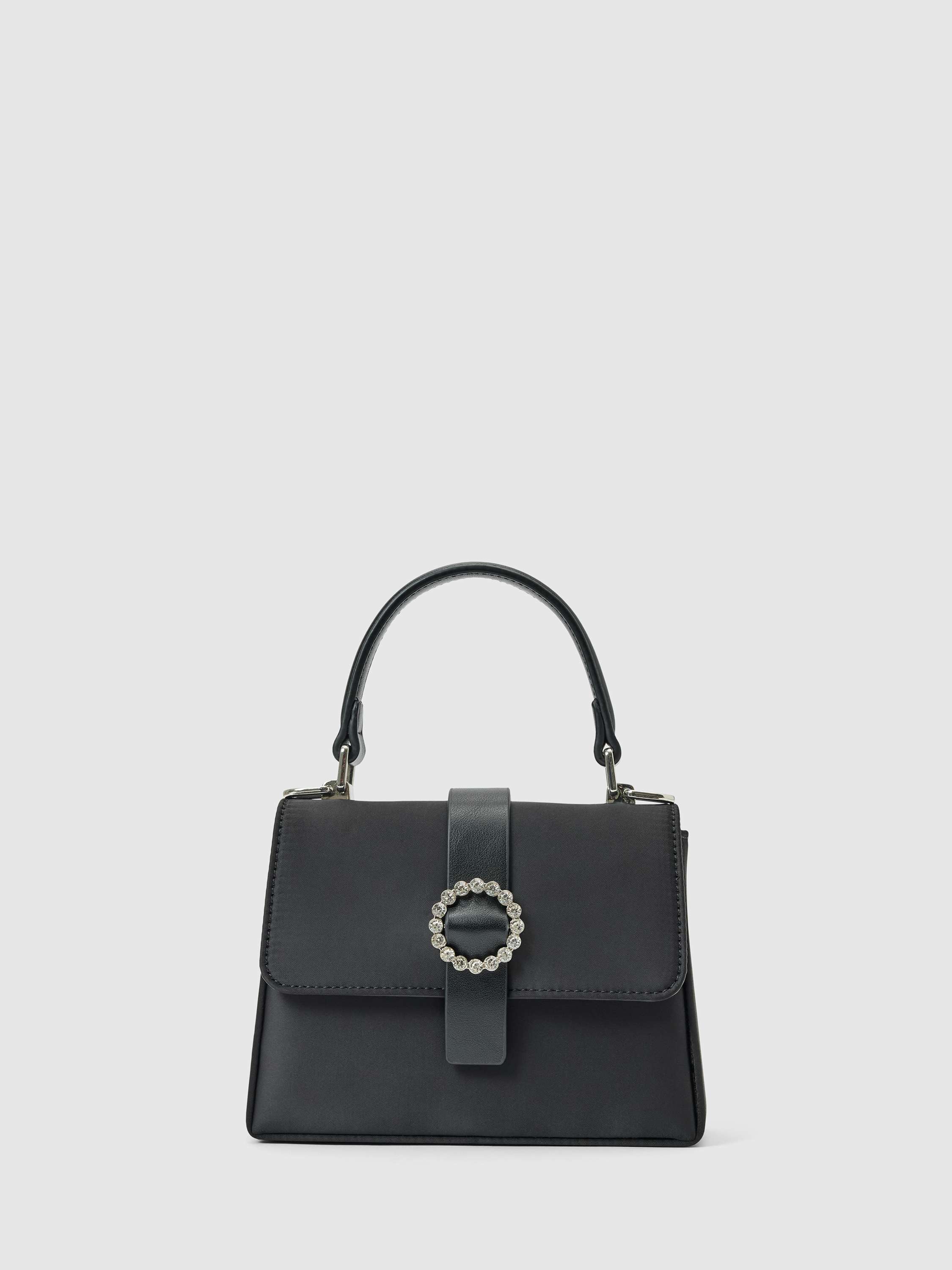 Donna Diamante Buckle Top Handle