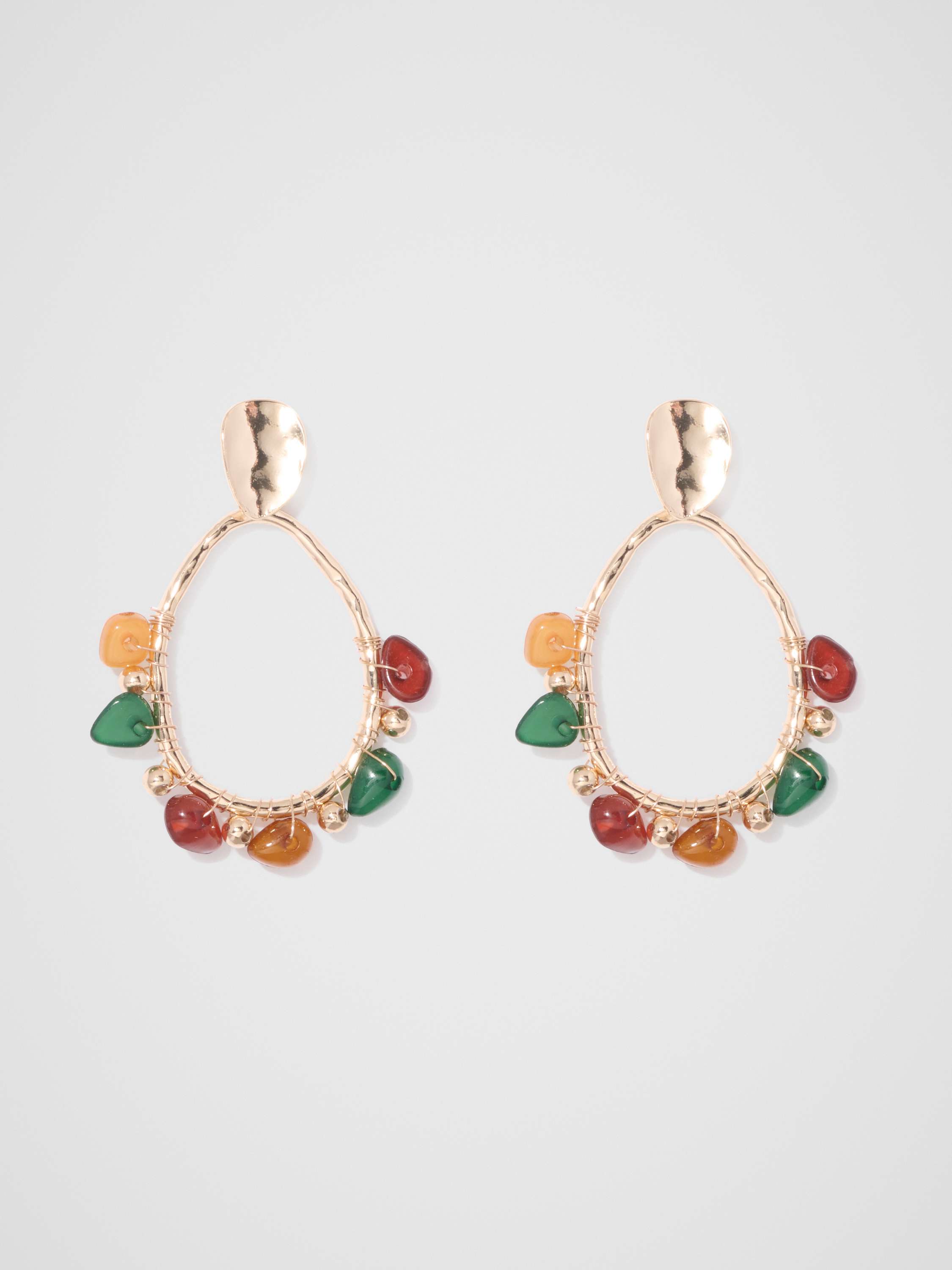 Lola Beaded Hoop Earring