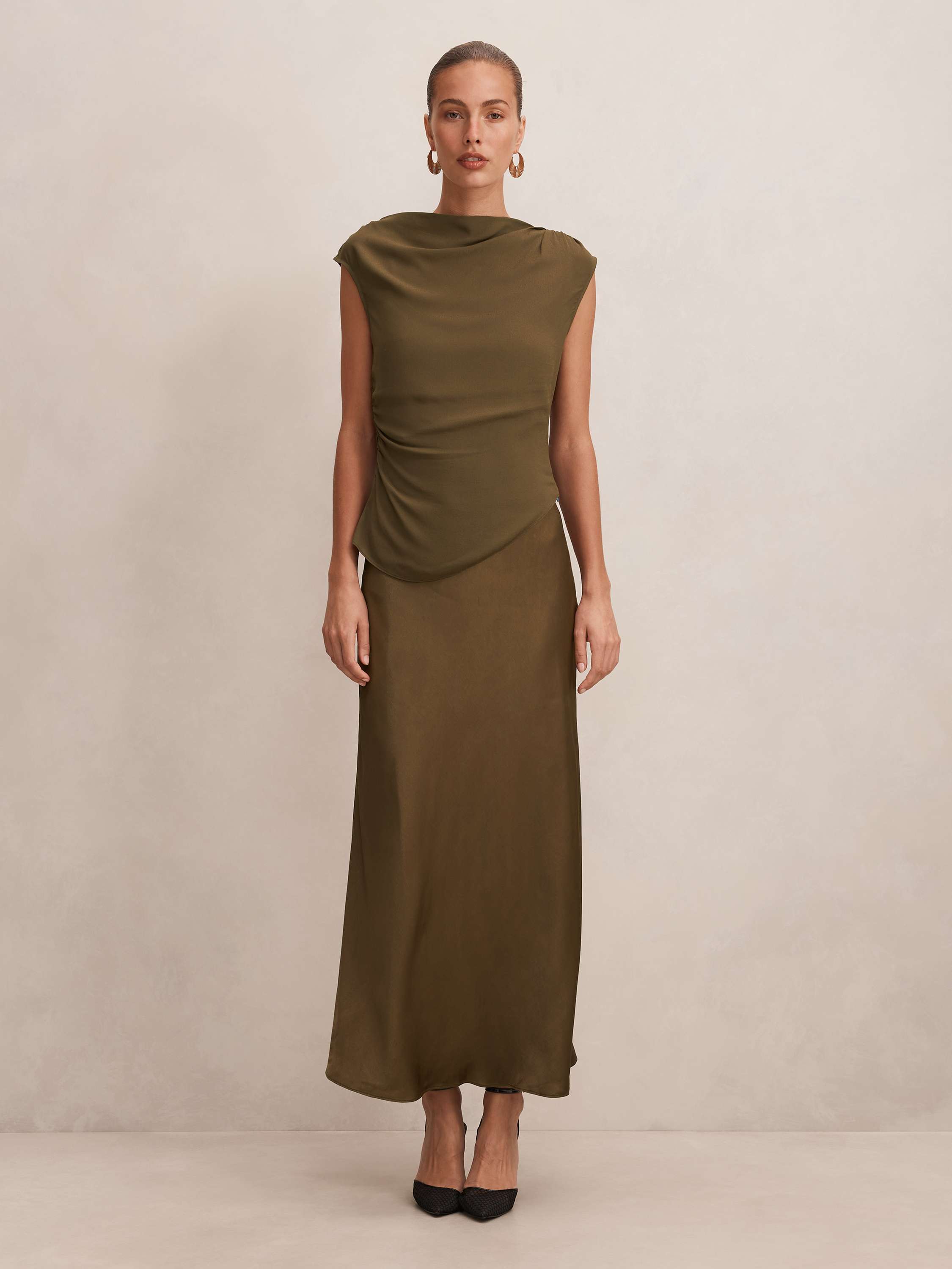 Aurora 2 In 1 Slip Midi Dress