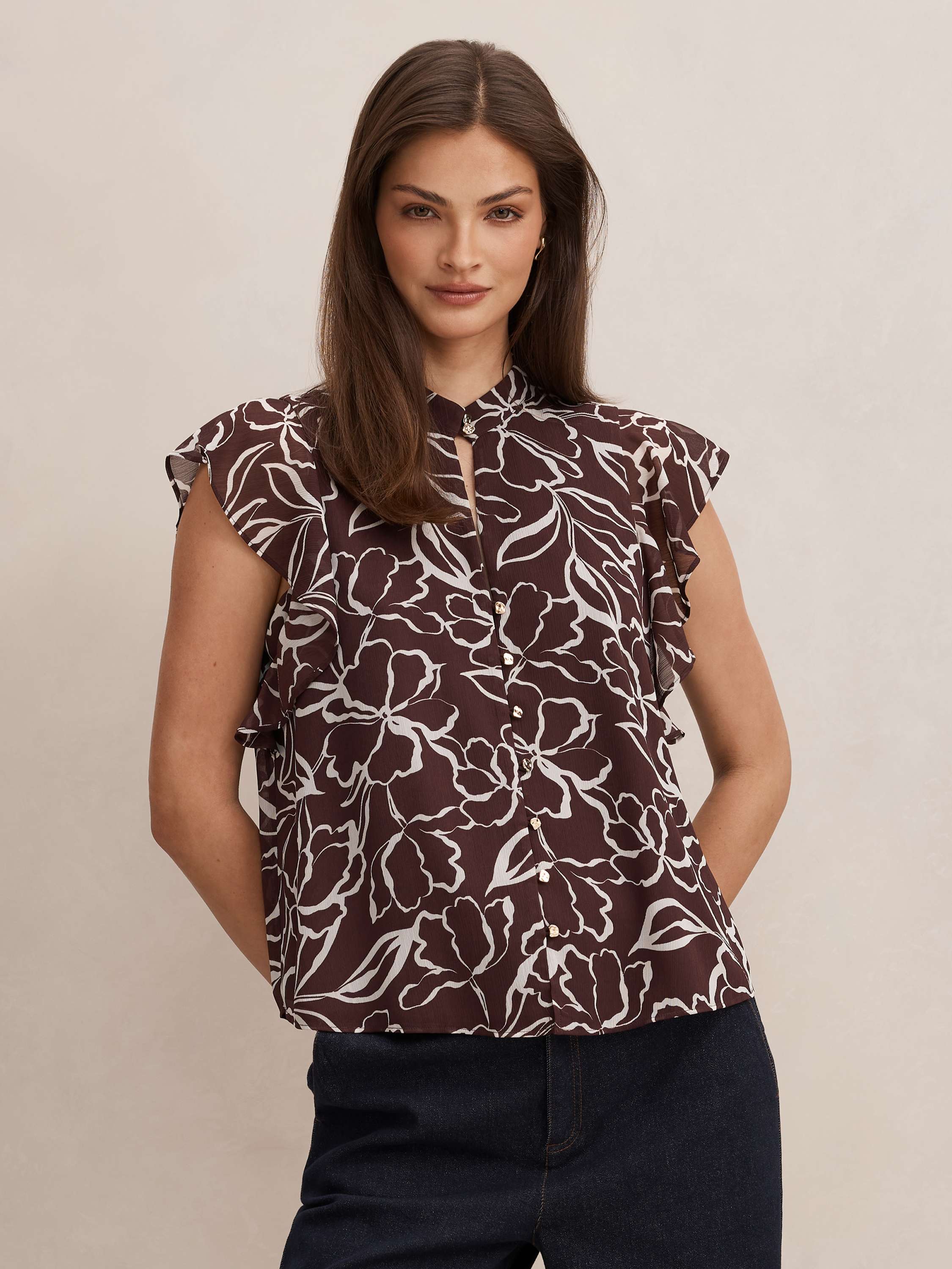 Tullia Ruffle Sleeve Blouse