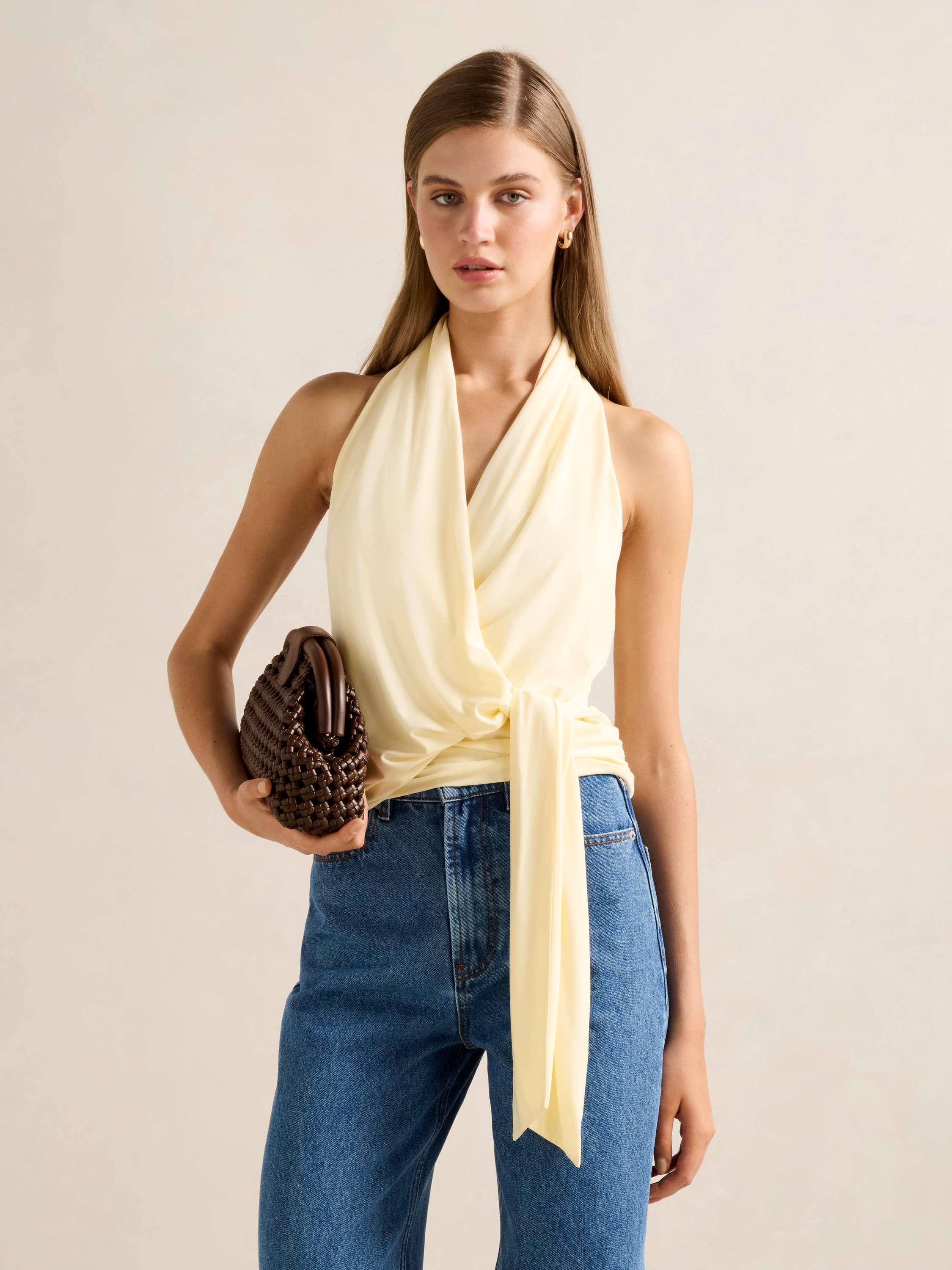 Gianna Wrap Halter Top