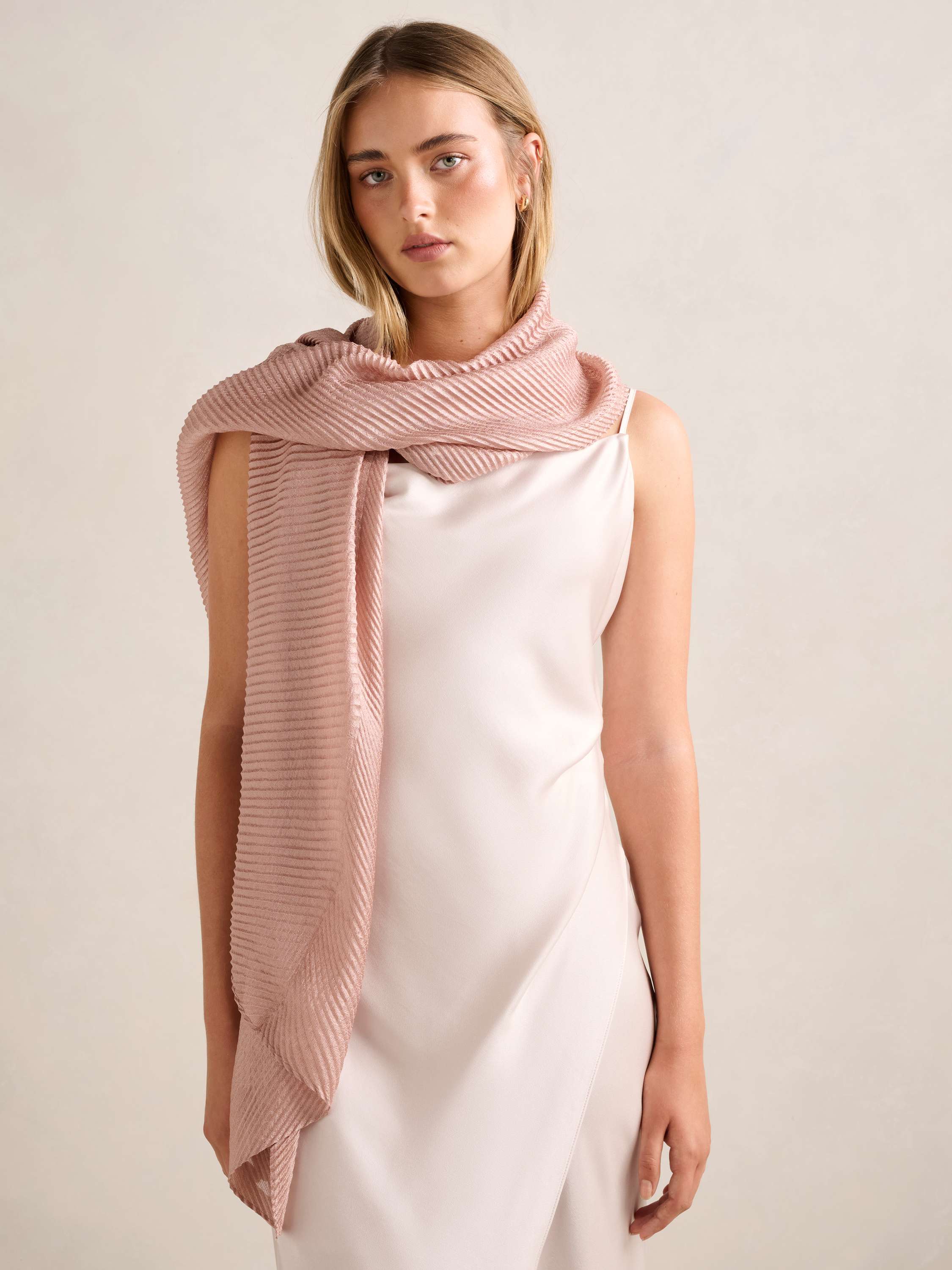 Harriet Pleated Scarf
