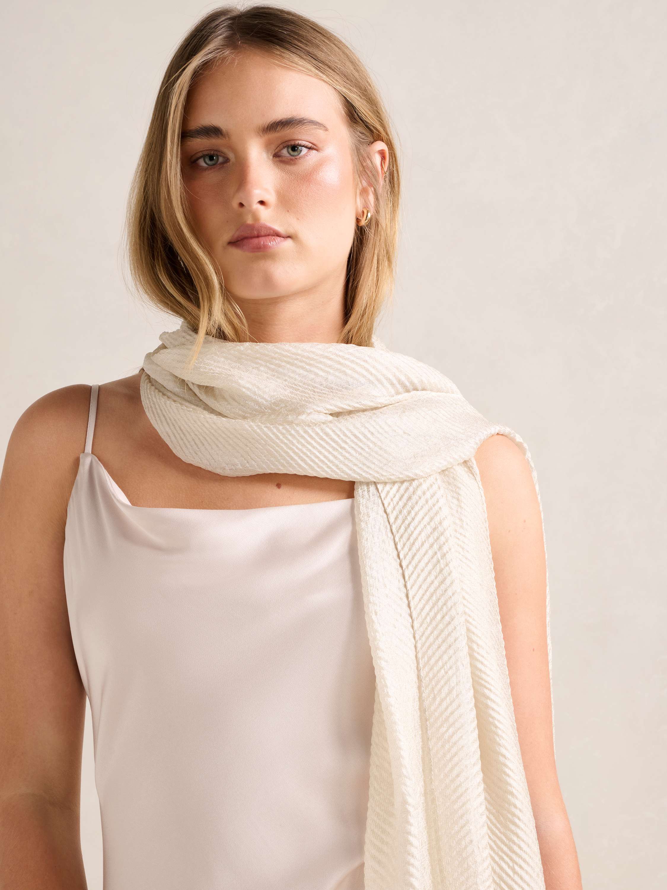 Harriet Pleated Scarf