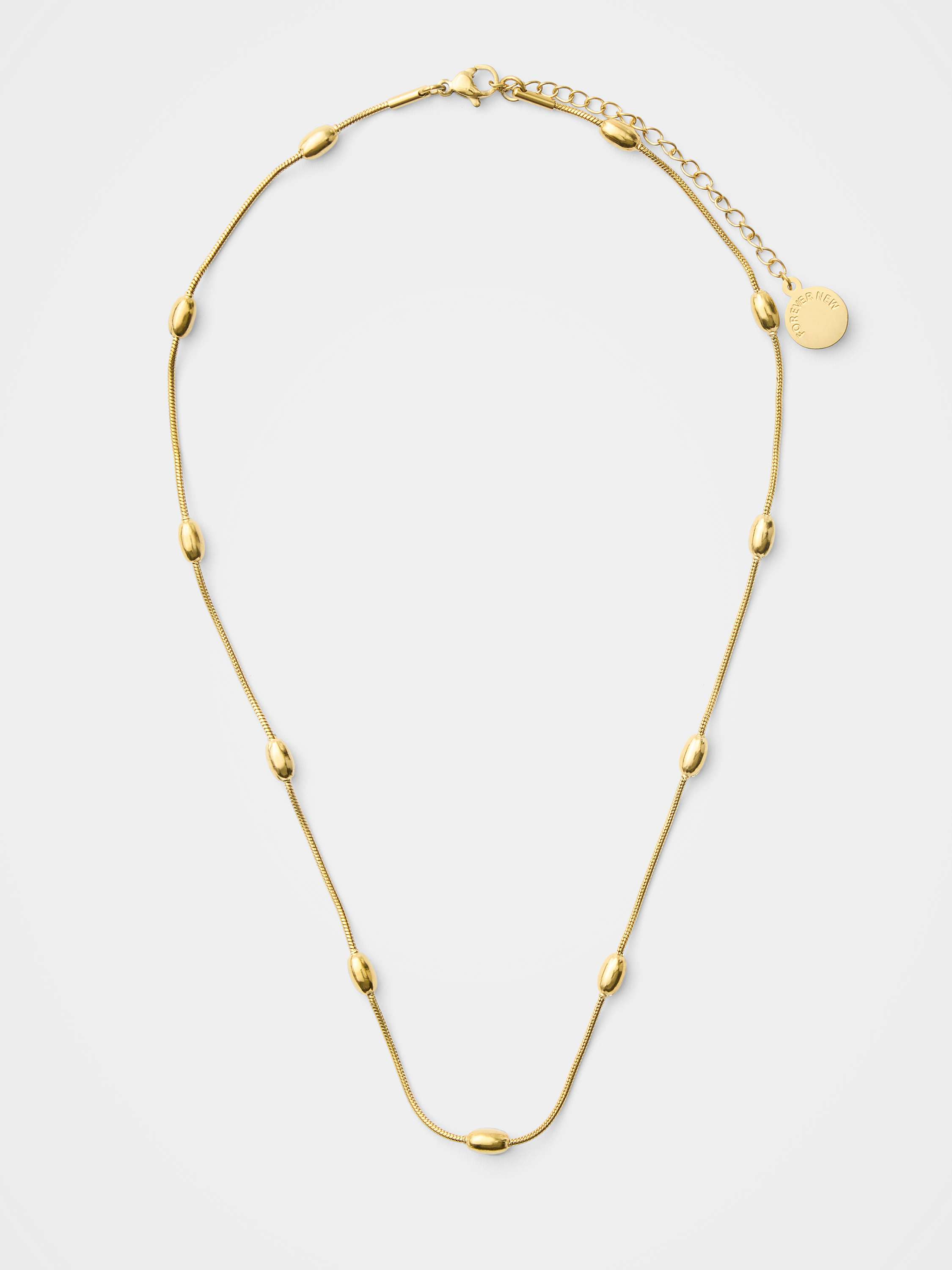 Brodie Metal Bead Necklace