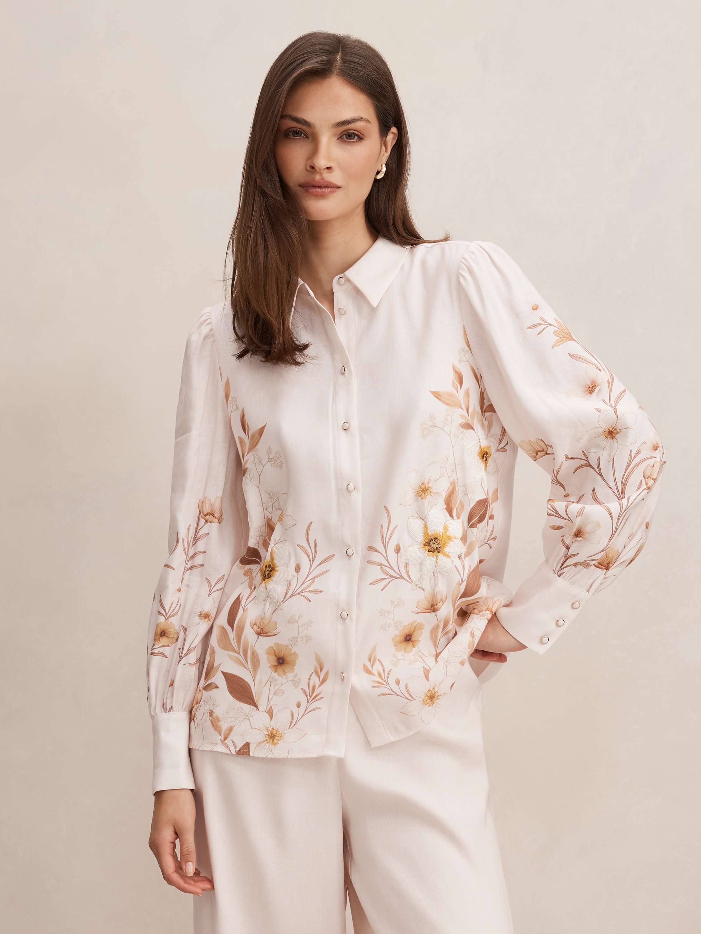 Sylvia Floral Print Shirt