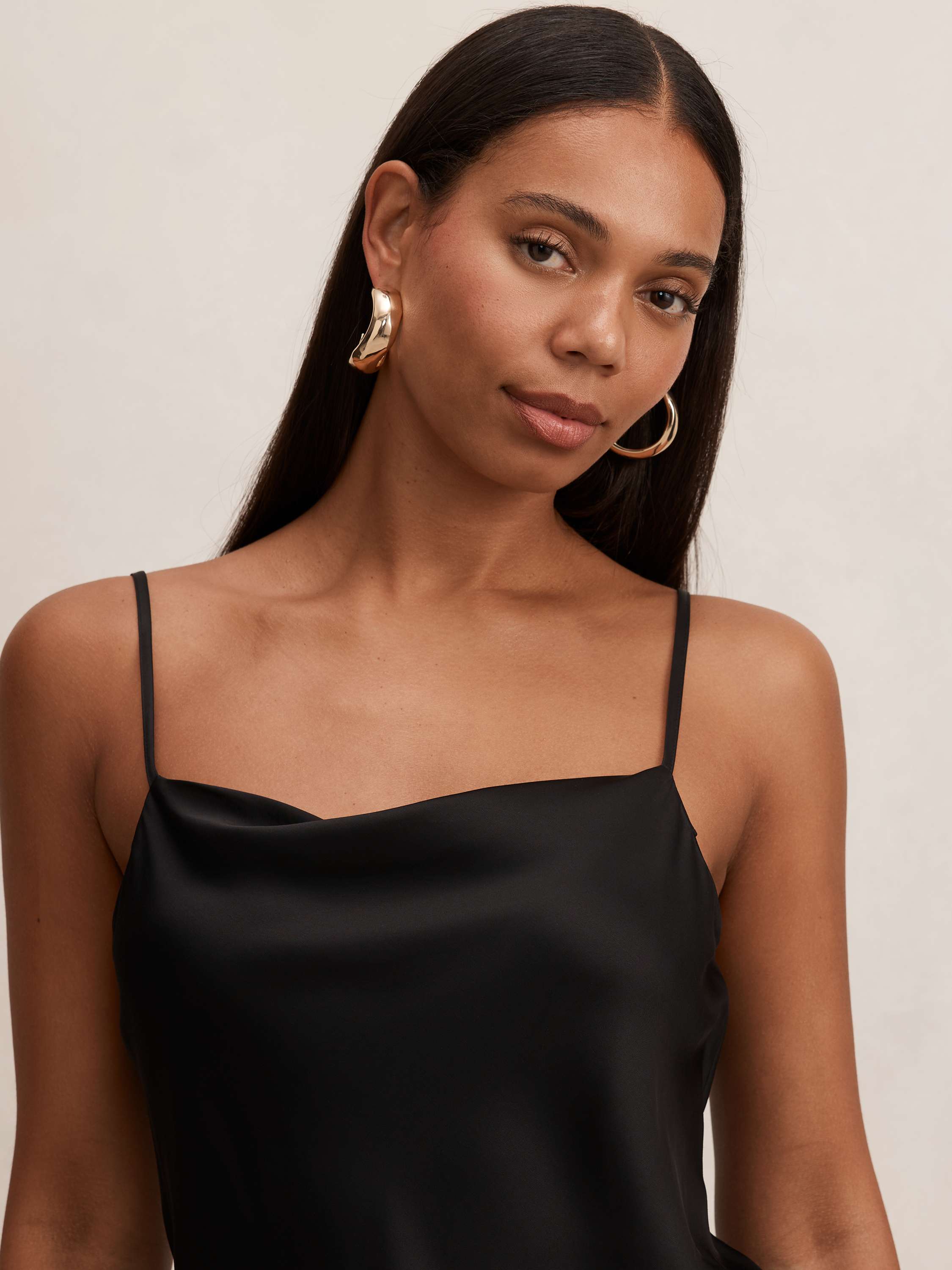 Buy Tamsyn Satin Cami - Black - Online | Forever New