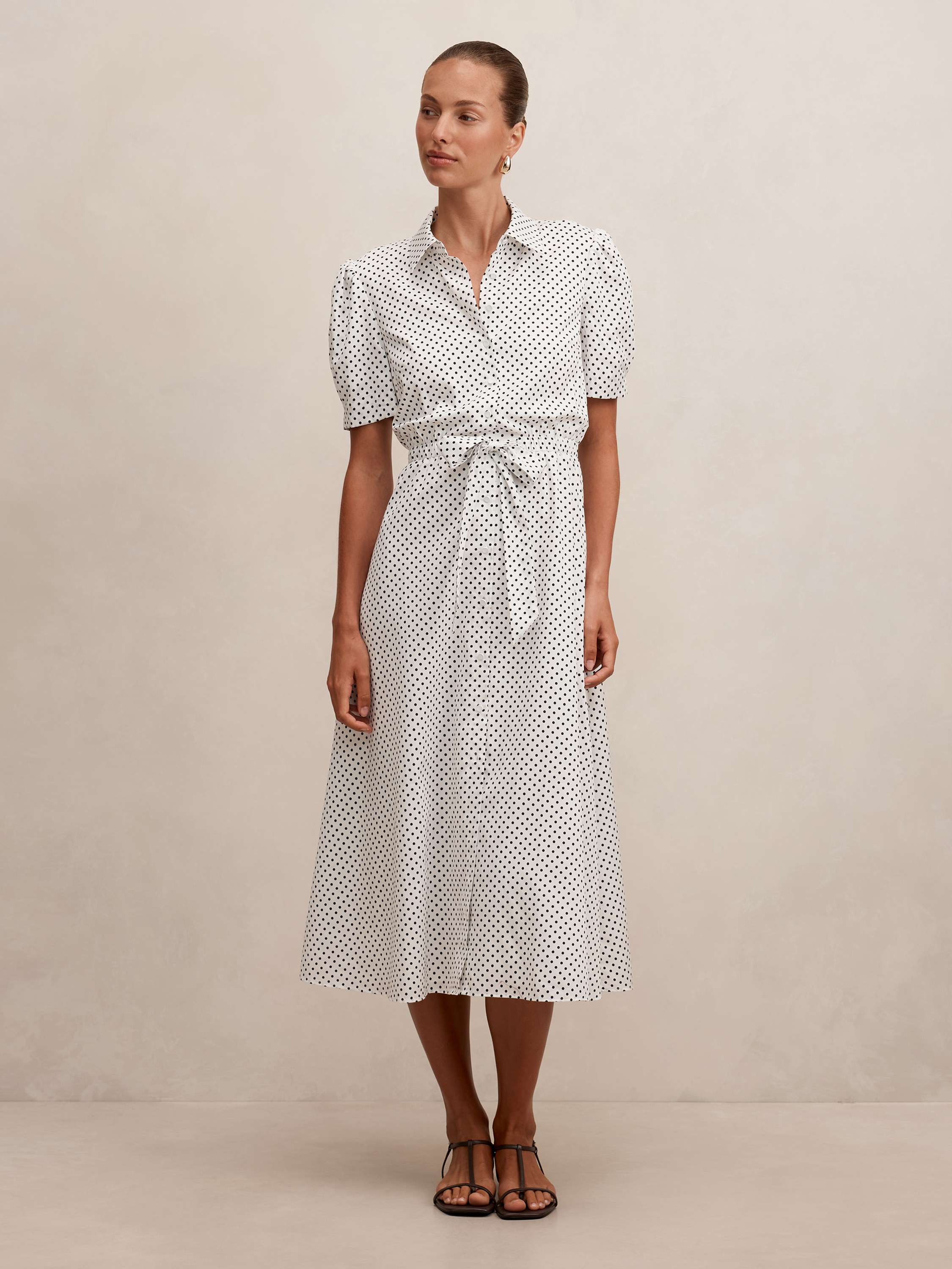 Harper Draw Cord Midi Dress