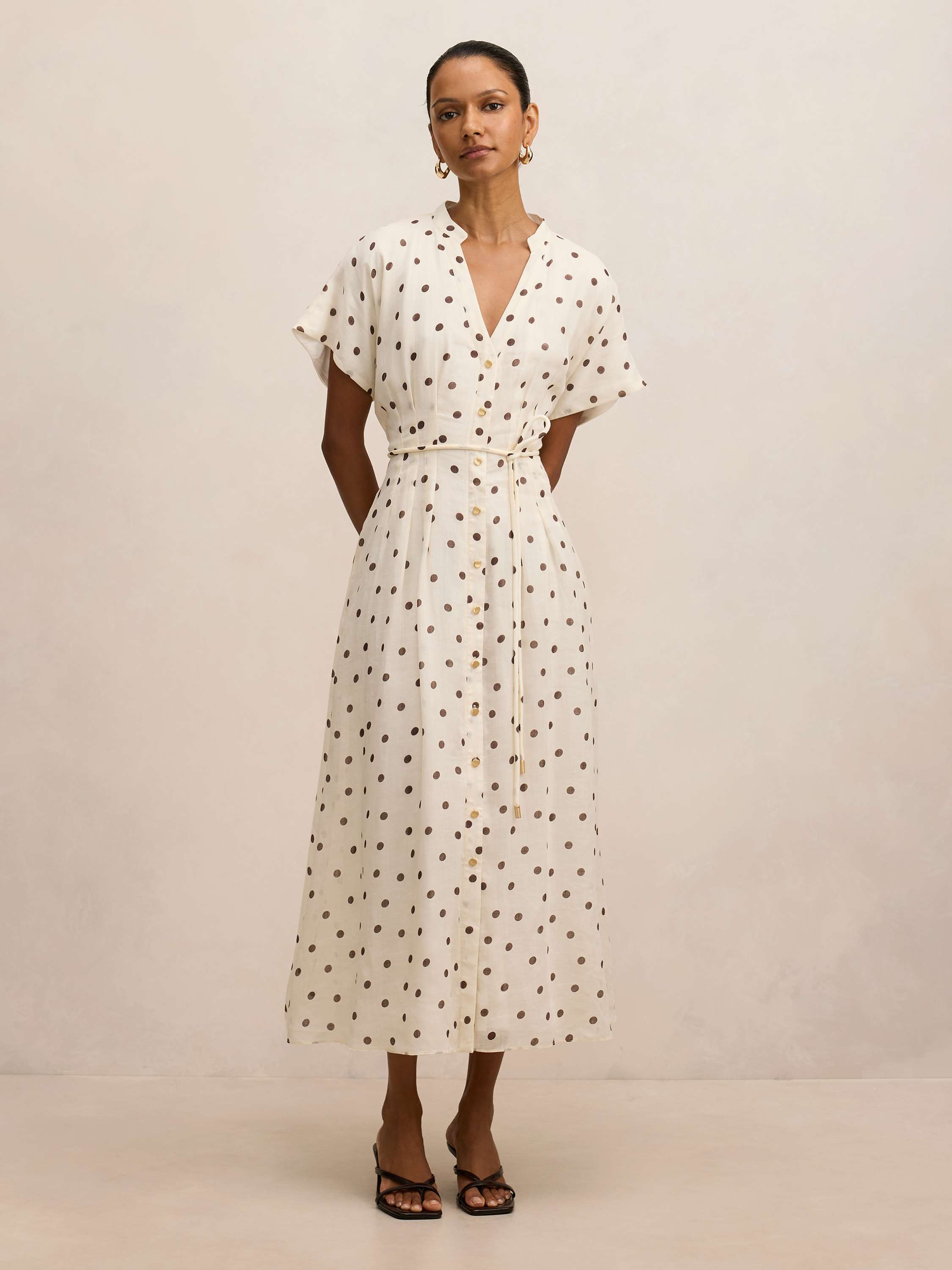 Jemma Petite Shirt Midi Dress