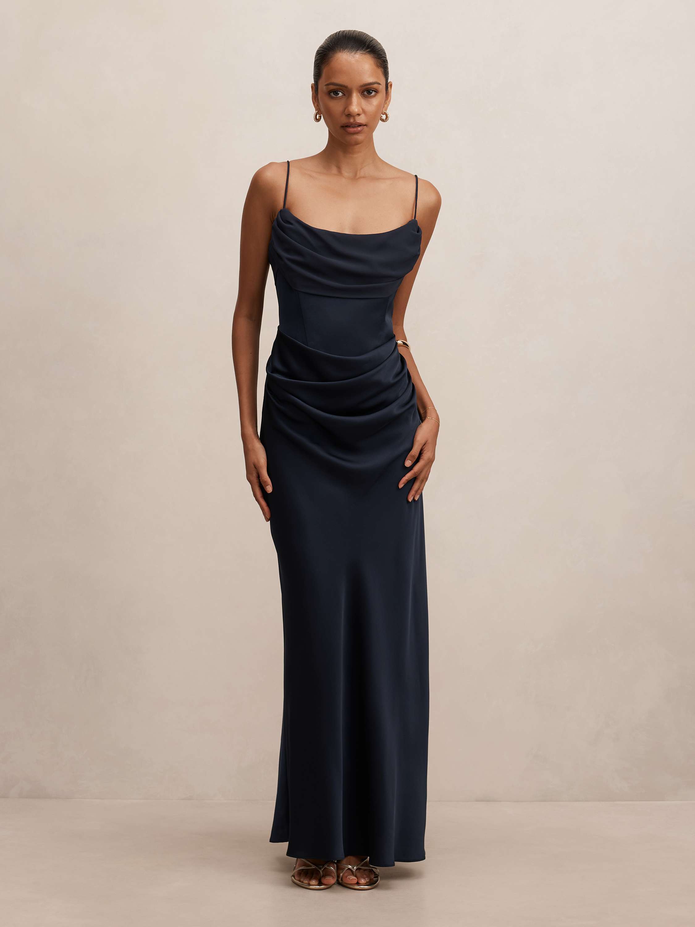 Claudia Petite Corset Maxi Dress