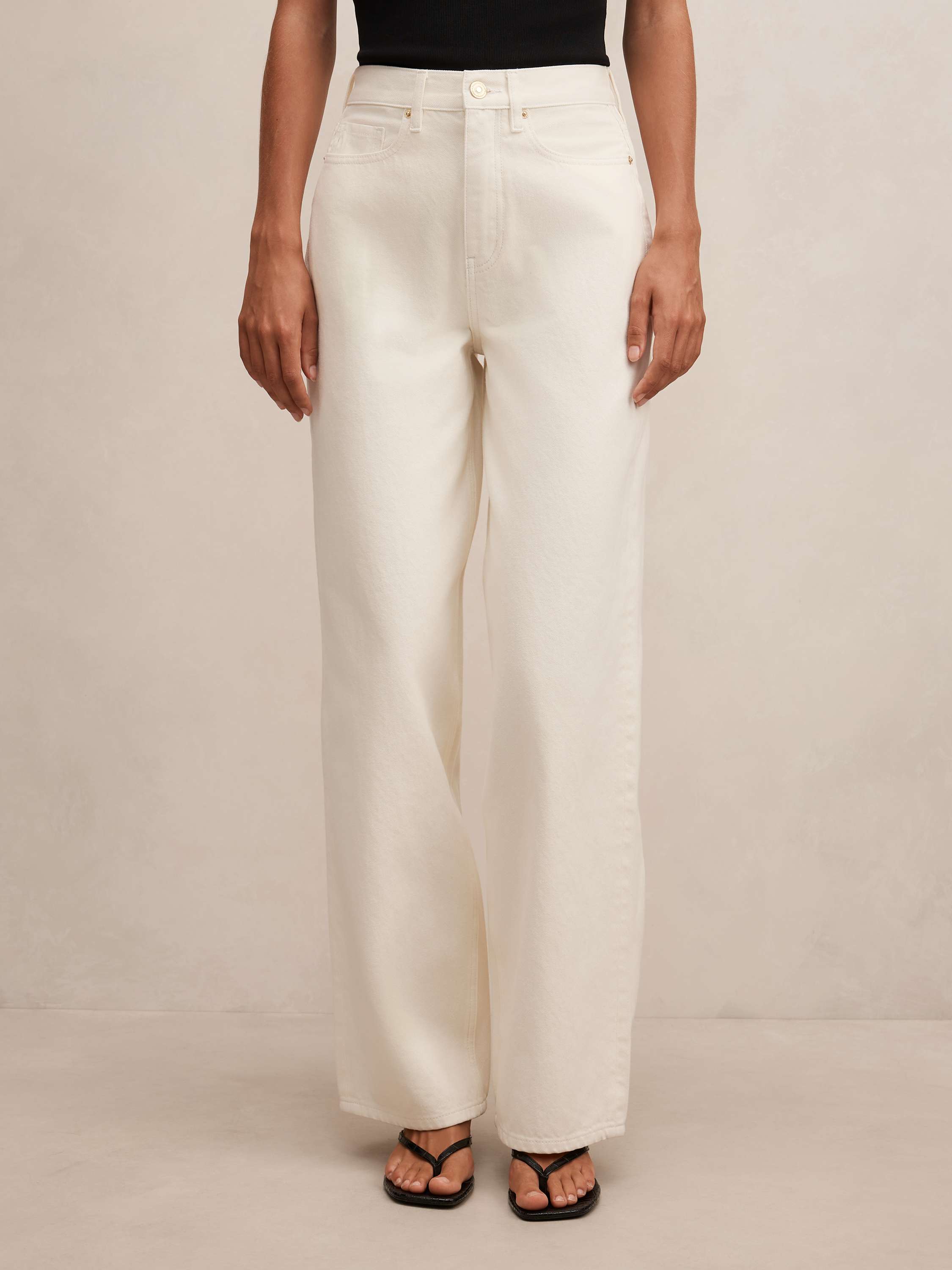 Gia High Rise Wide Leg Jean