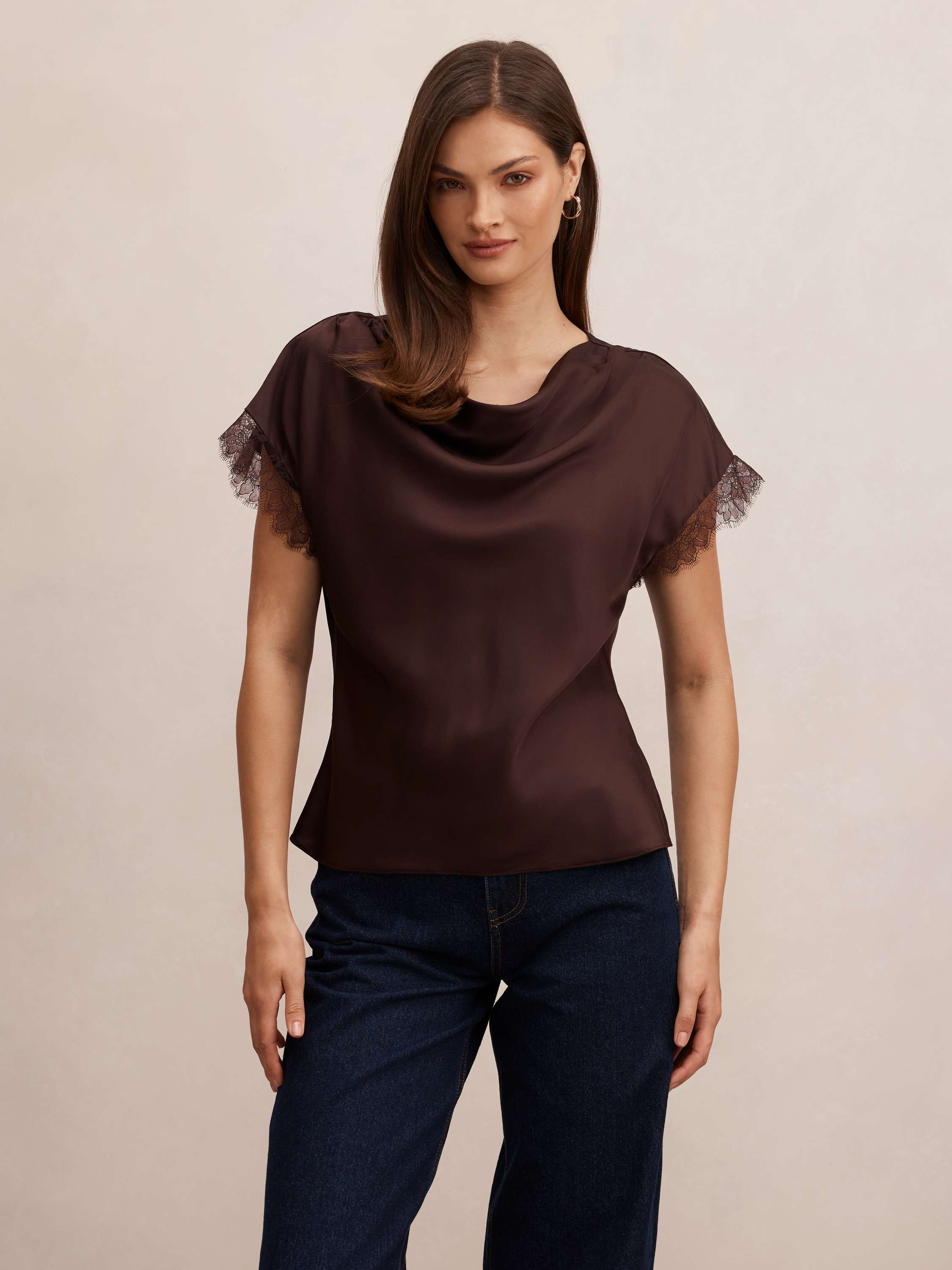 Tate Lace Trim Top