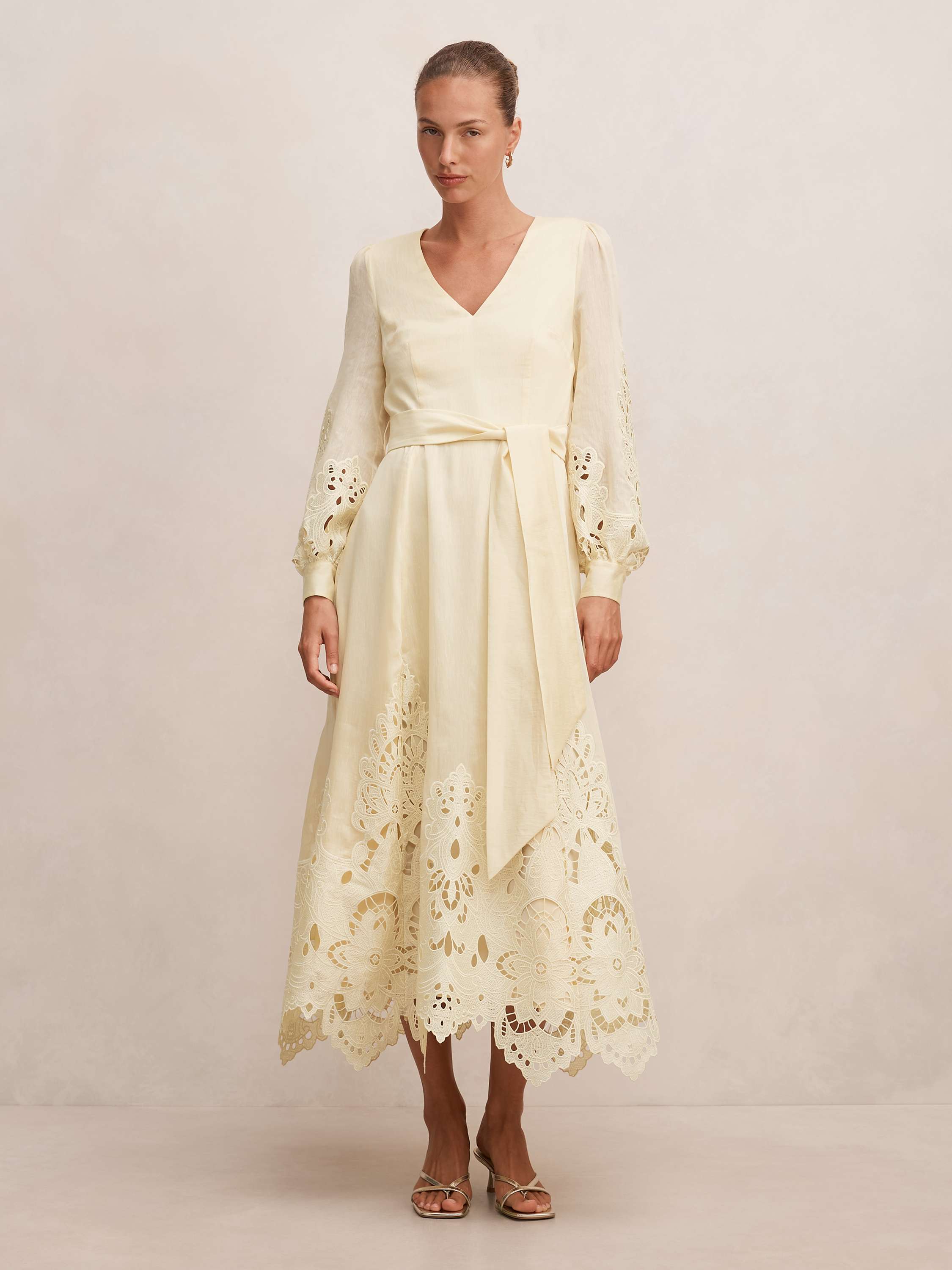 Ashlee Embroidered Long Sleeve Maxi Dress