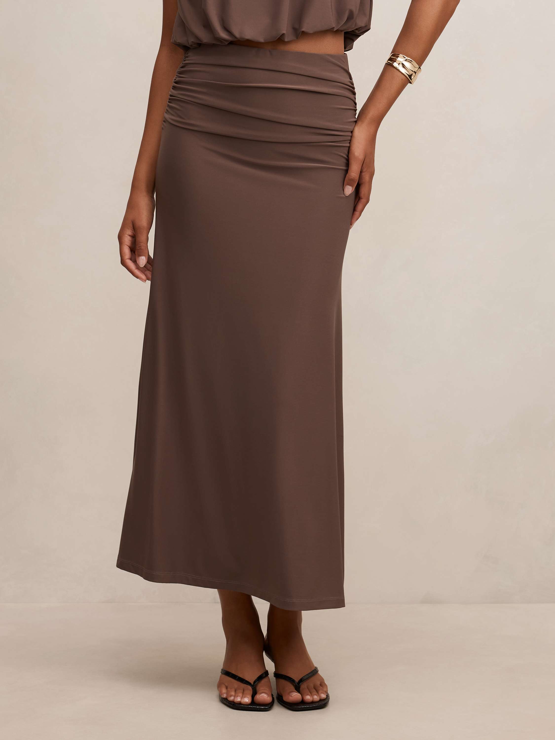 Sutton Flute Maxi Skirt