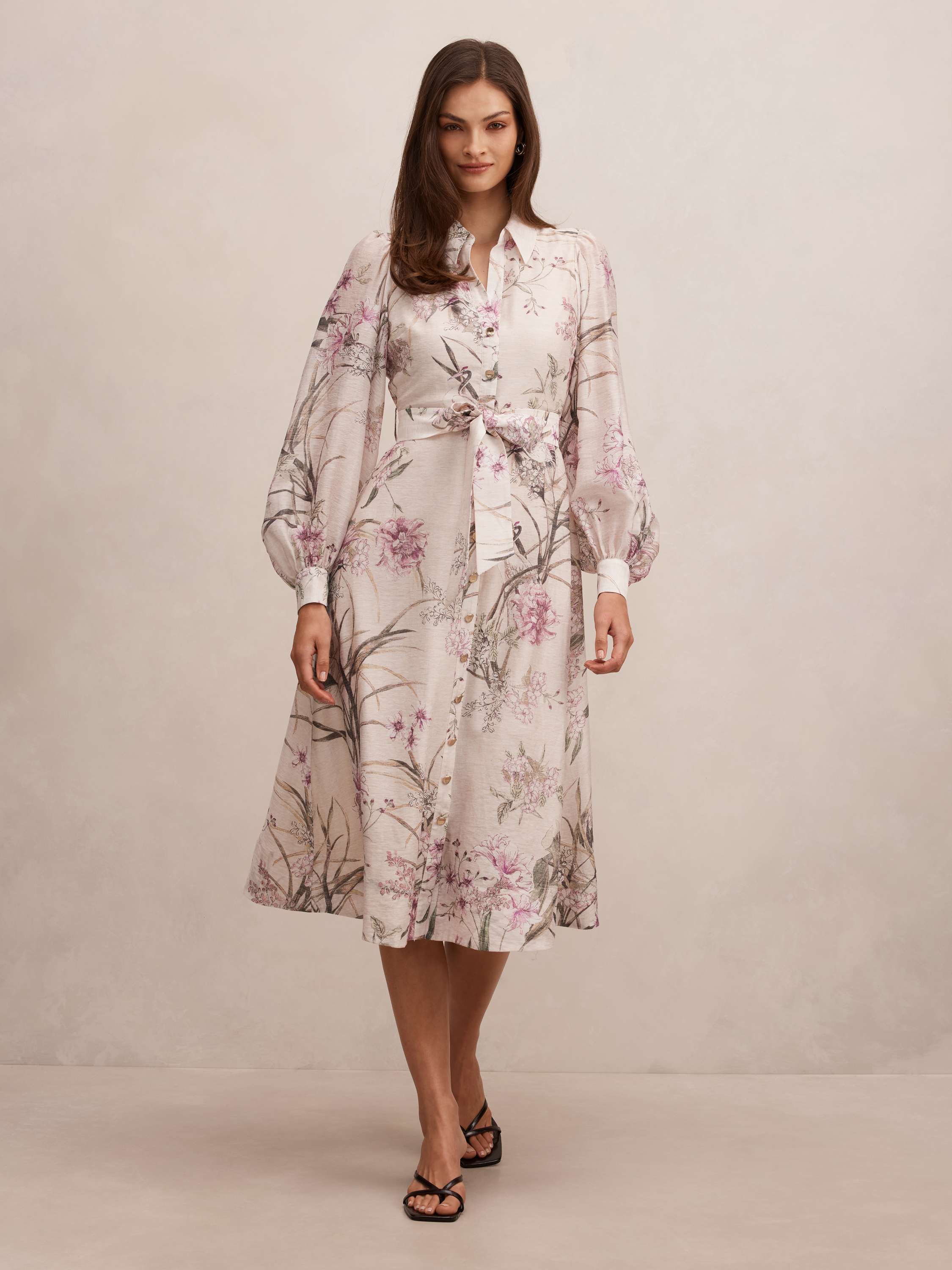 Hazel Shirt Midi Dress