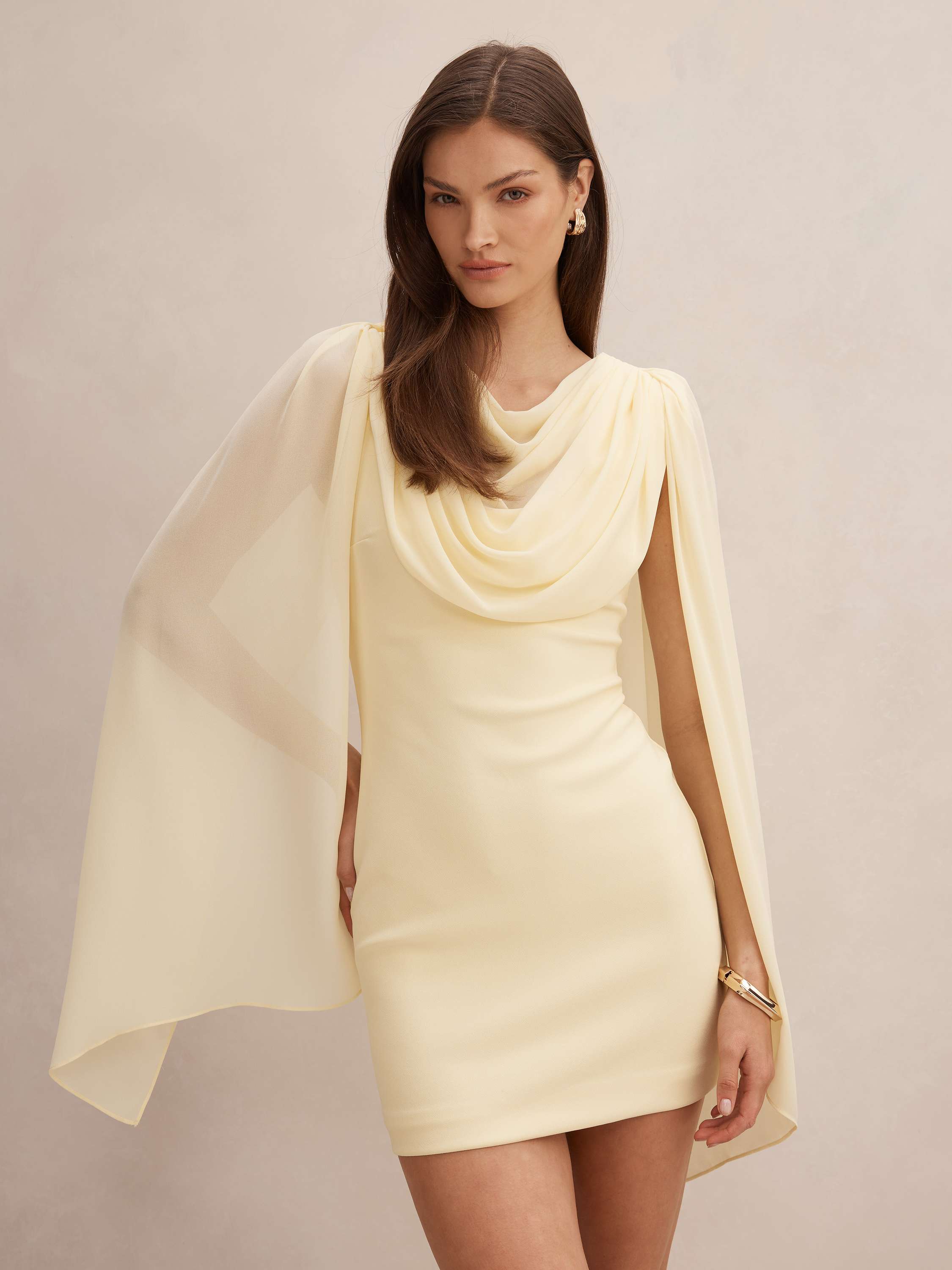 Bowie Mini Dress With Shawl